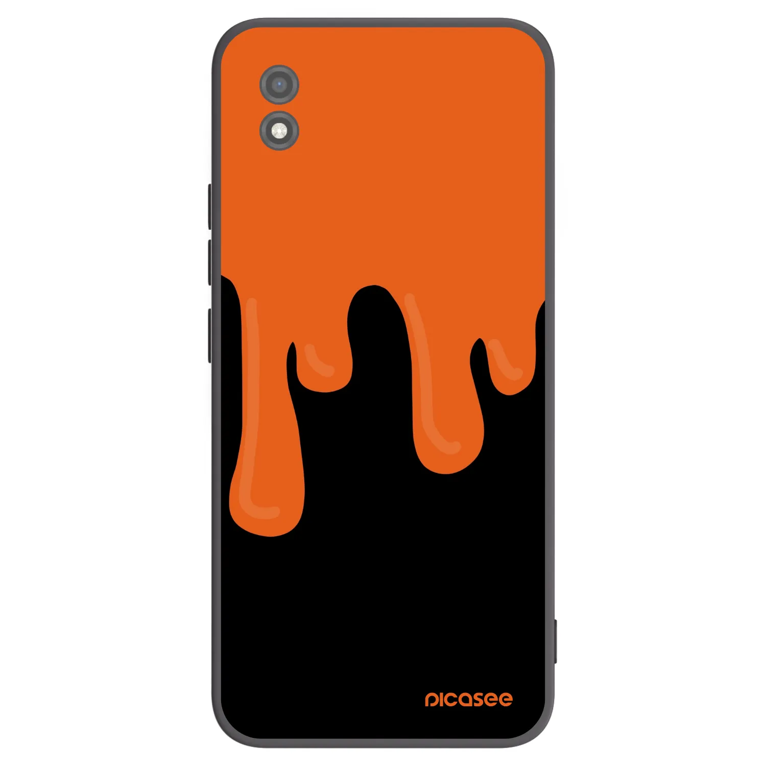 Picasee silikonový černý obal pro Realme C11 (2021) - Orange spooky