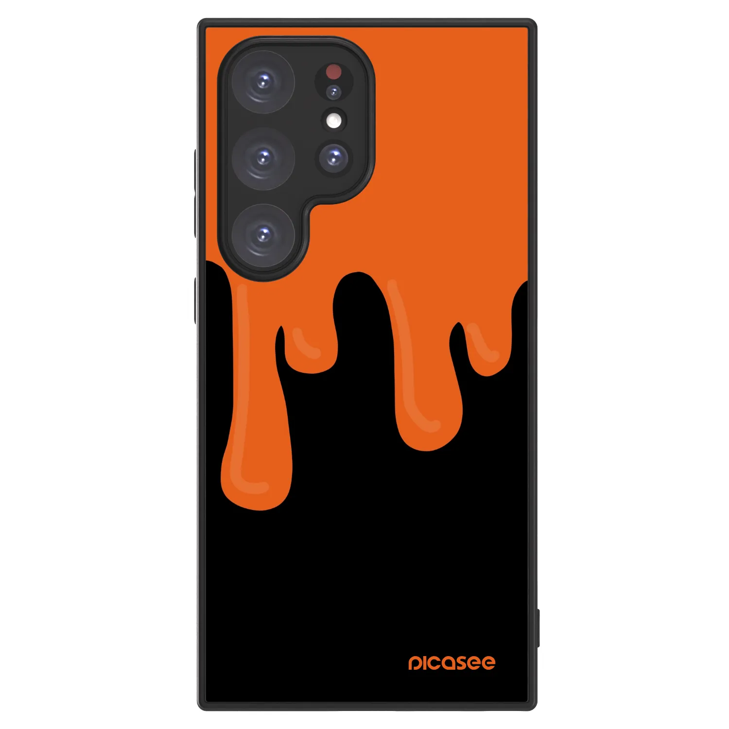 Picasee ULTIMATE CASE PowerShare pro Samsung Galaxy S24 Ultra S928B 5G - Orange spooky