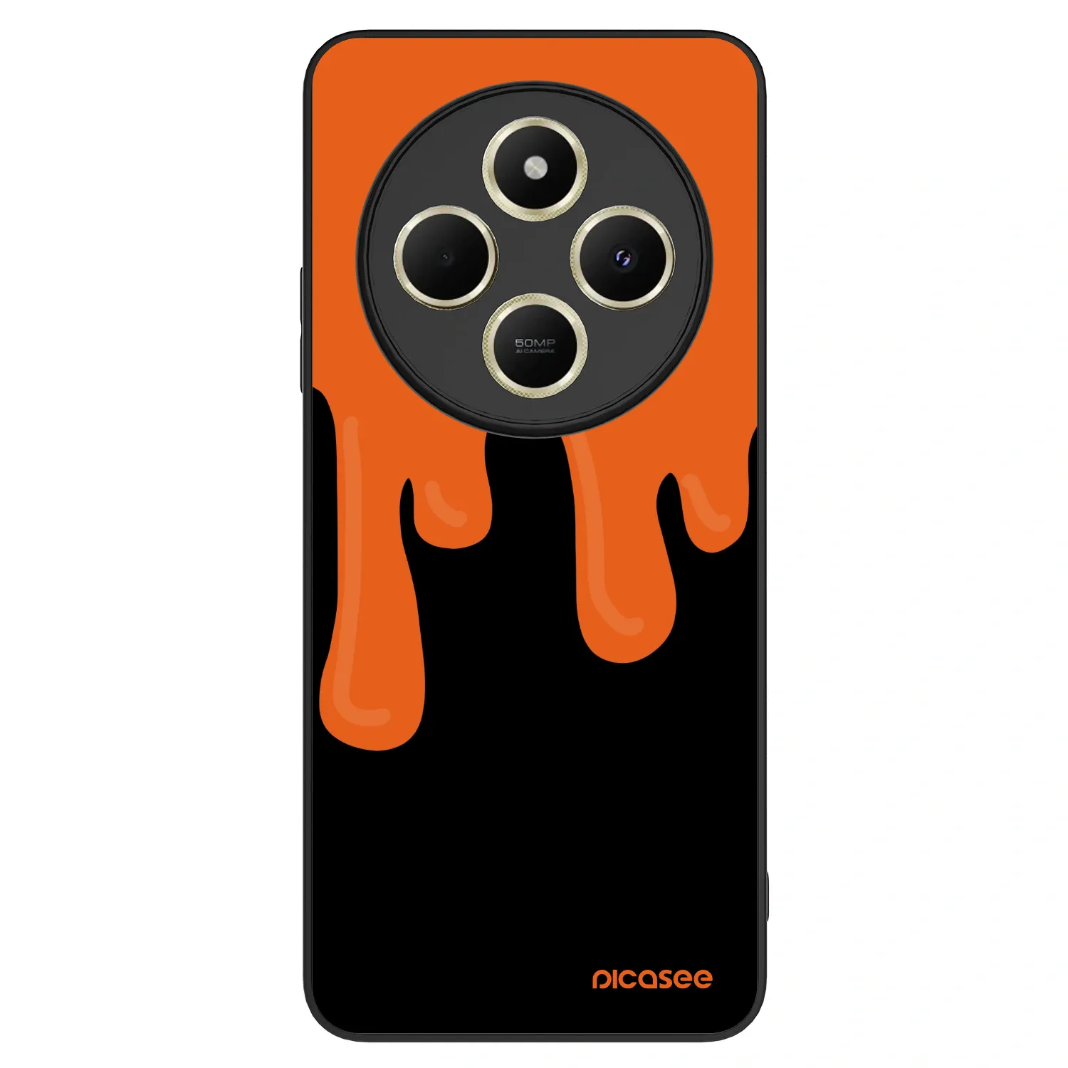 Picasee ULTIMATE CASE pro Xiaomi Redmi 14C - Orange spooky