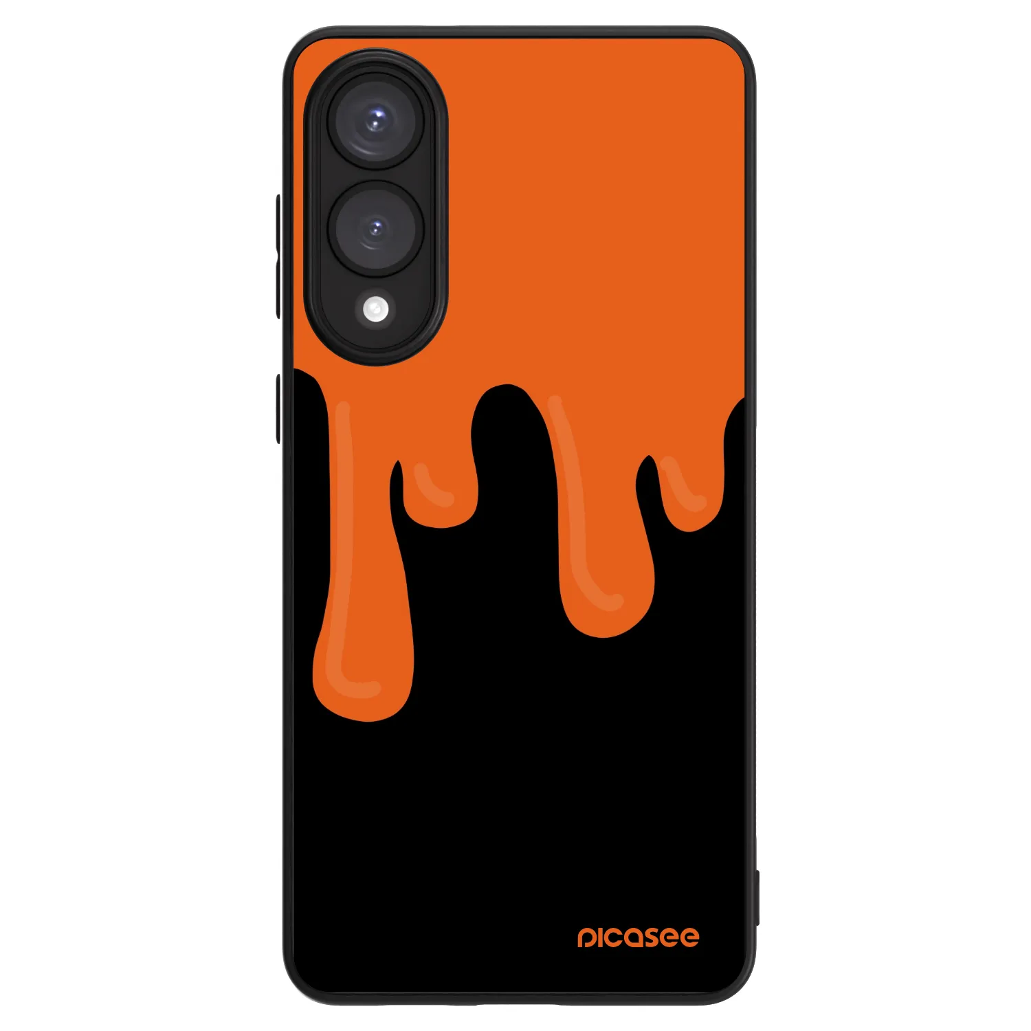 Picasee ULTIMATE CASE pro Samsung Galaxy S25 Edge 5G - Orange spooky