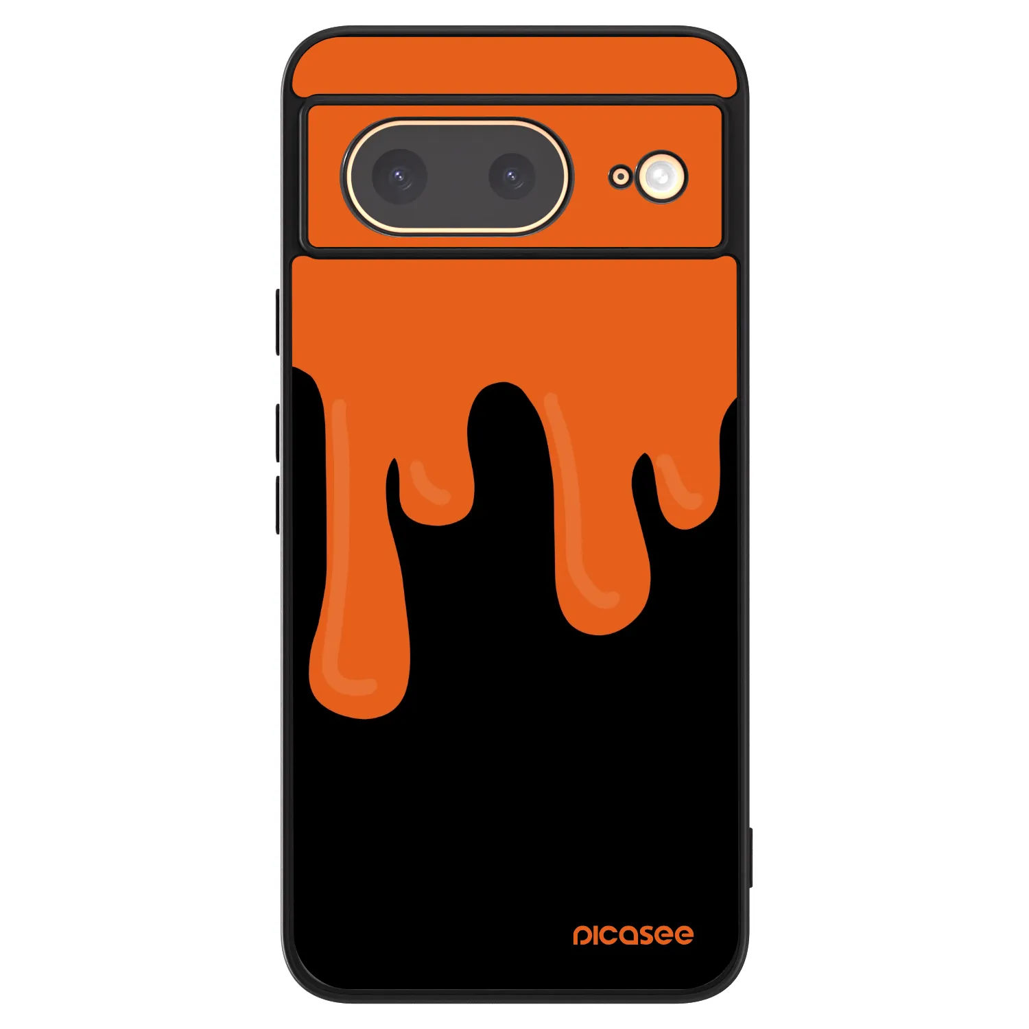 Picasee ULTIMATE CASE pro Google Pixel 8 - Orange spooky