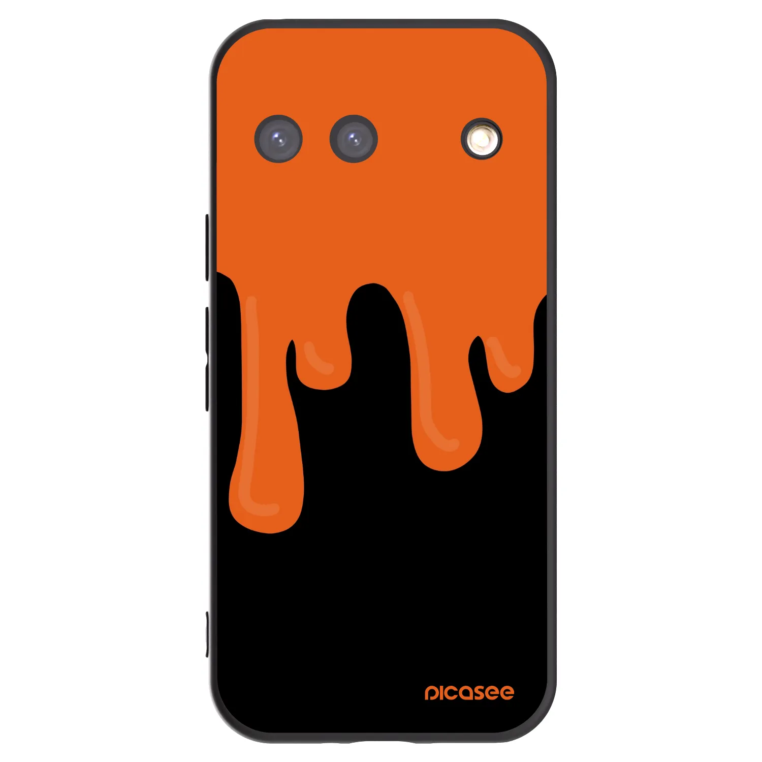 Picasee silikonový černý obal pro Google Pixel 9 - Orange spooky