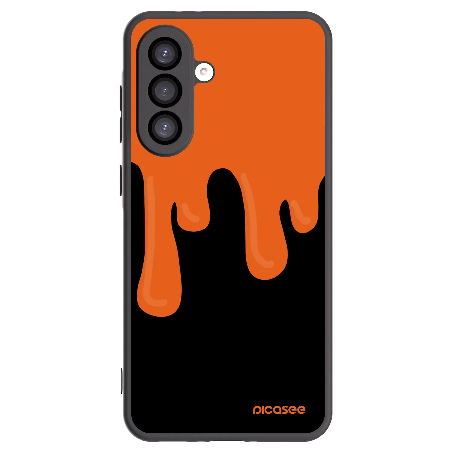 Picasee silikonový černý obal pro Samsung Galaxy A26 5G A266B - Orange spooky