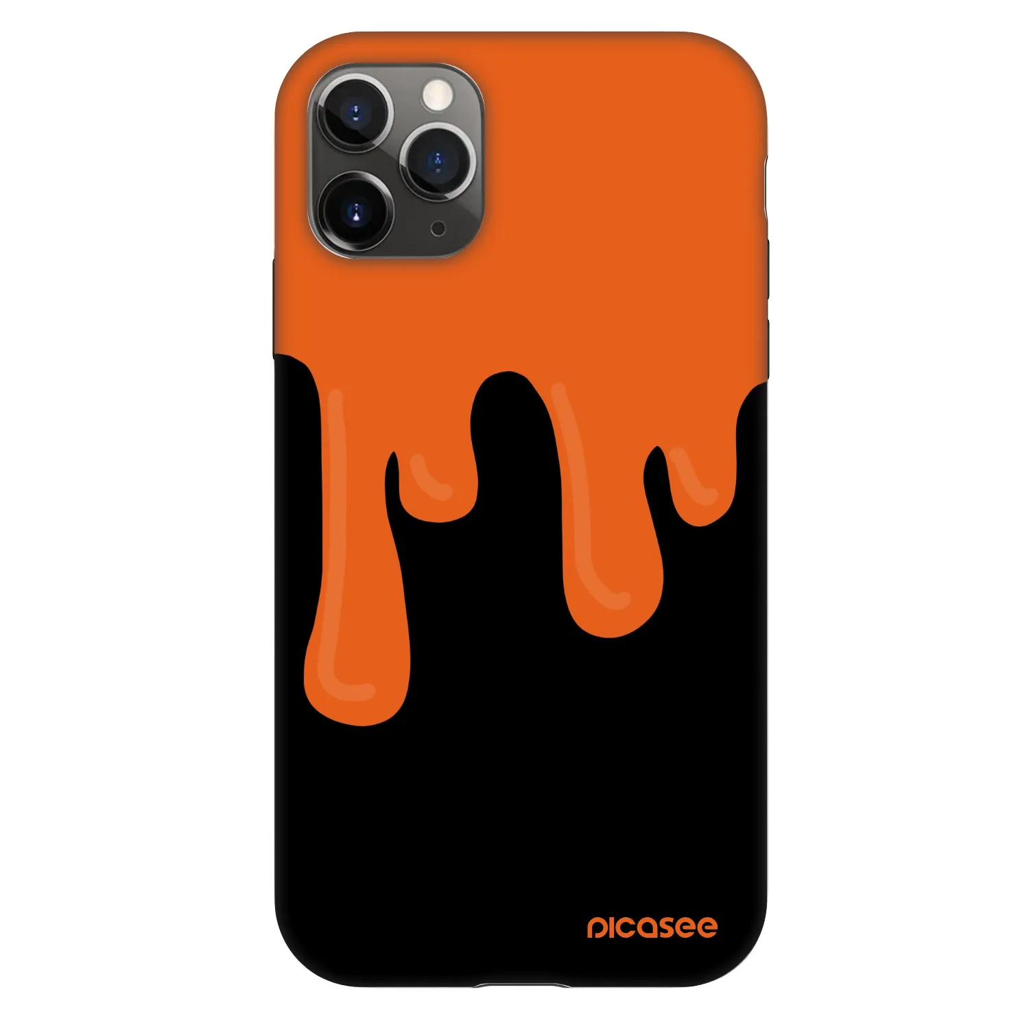 Picasee Fashion Case pro Apple iPhone 11 Pro - Orange spooky