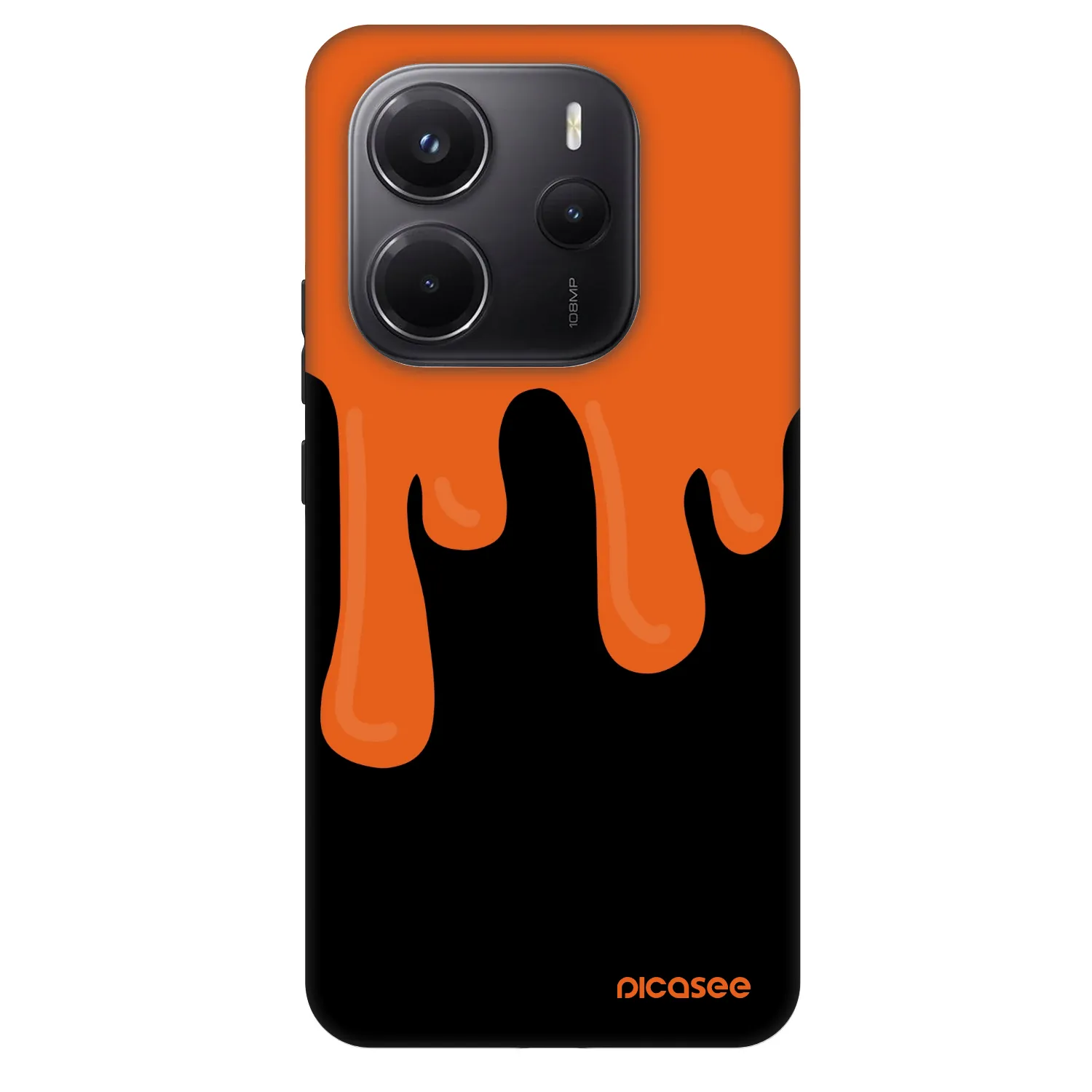 Picasee Fashion Case pro Xiaomi Redmi Note 14 5G - Orange spooky