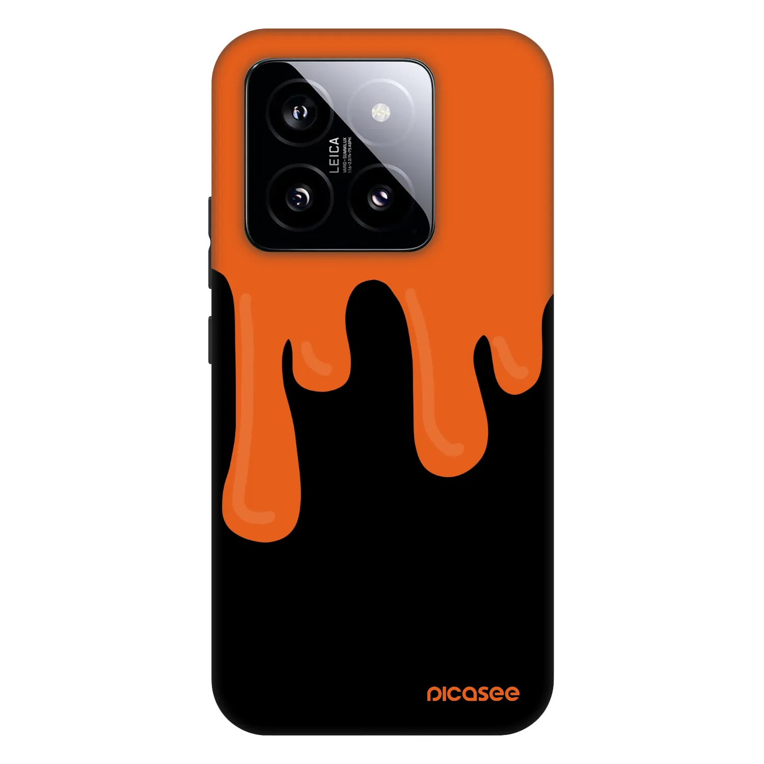 Picasee Fashion Case pro Xiaomi 14 - Orange spooky