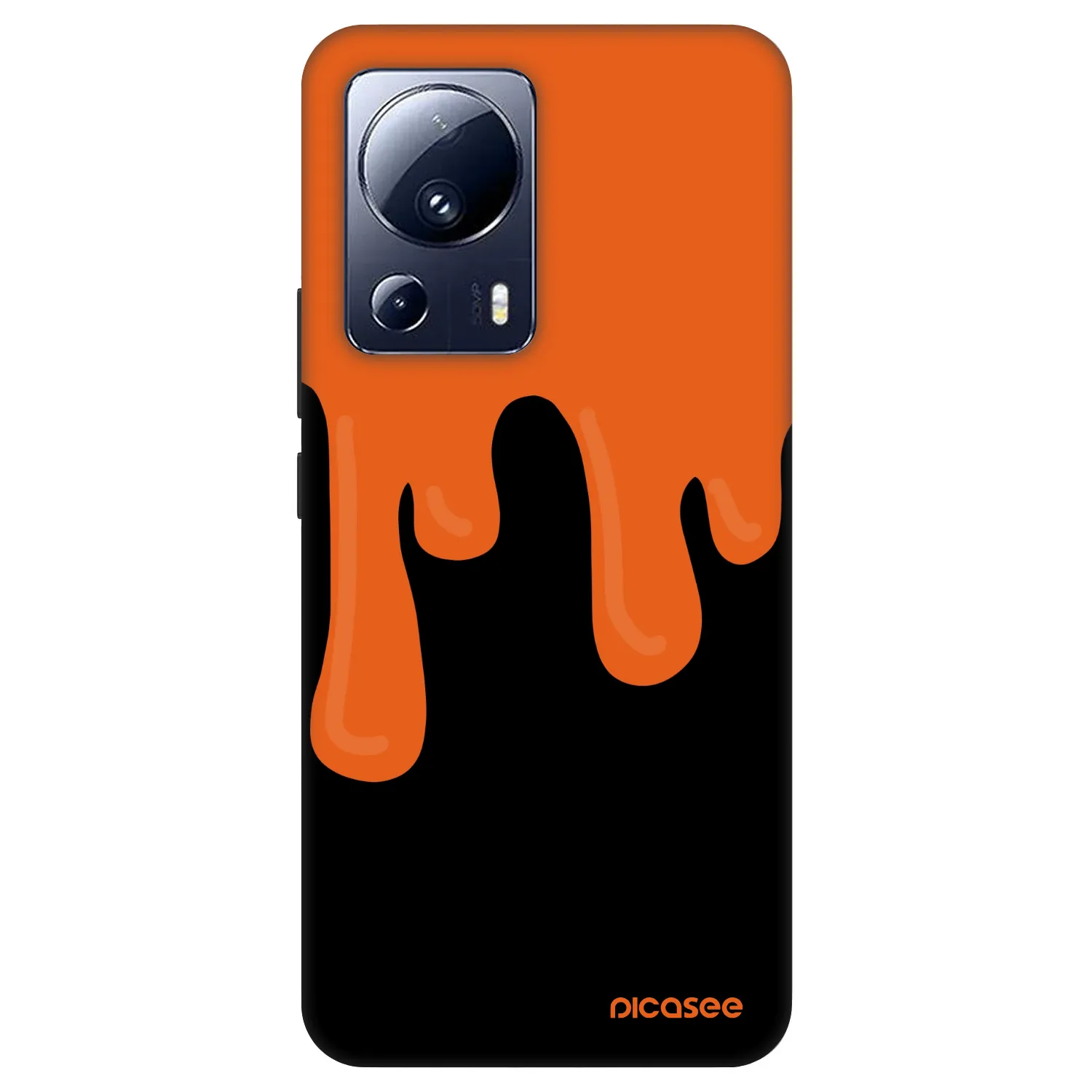 Picasee Fashion Case pro Xiaomi 13 Lite - Orange spooky