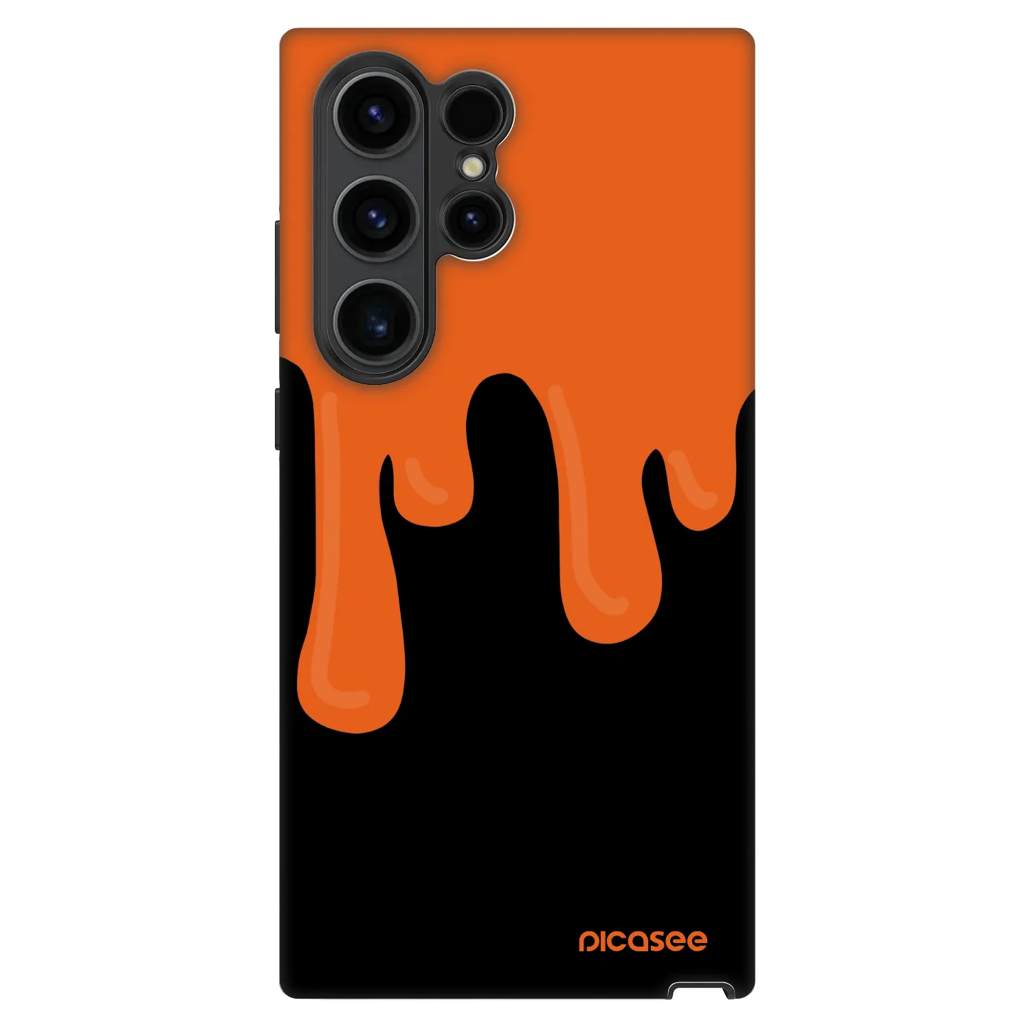 Picasee Fashion Case pro Samsung Galaxy S23 Ultra 5G - Orange spooky