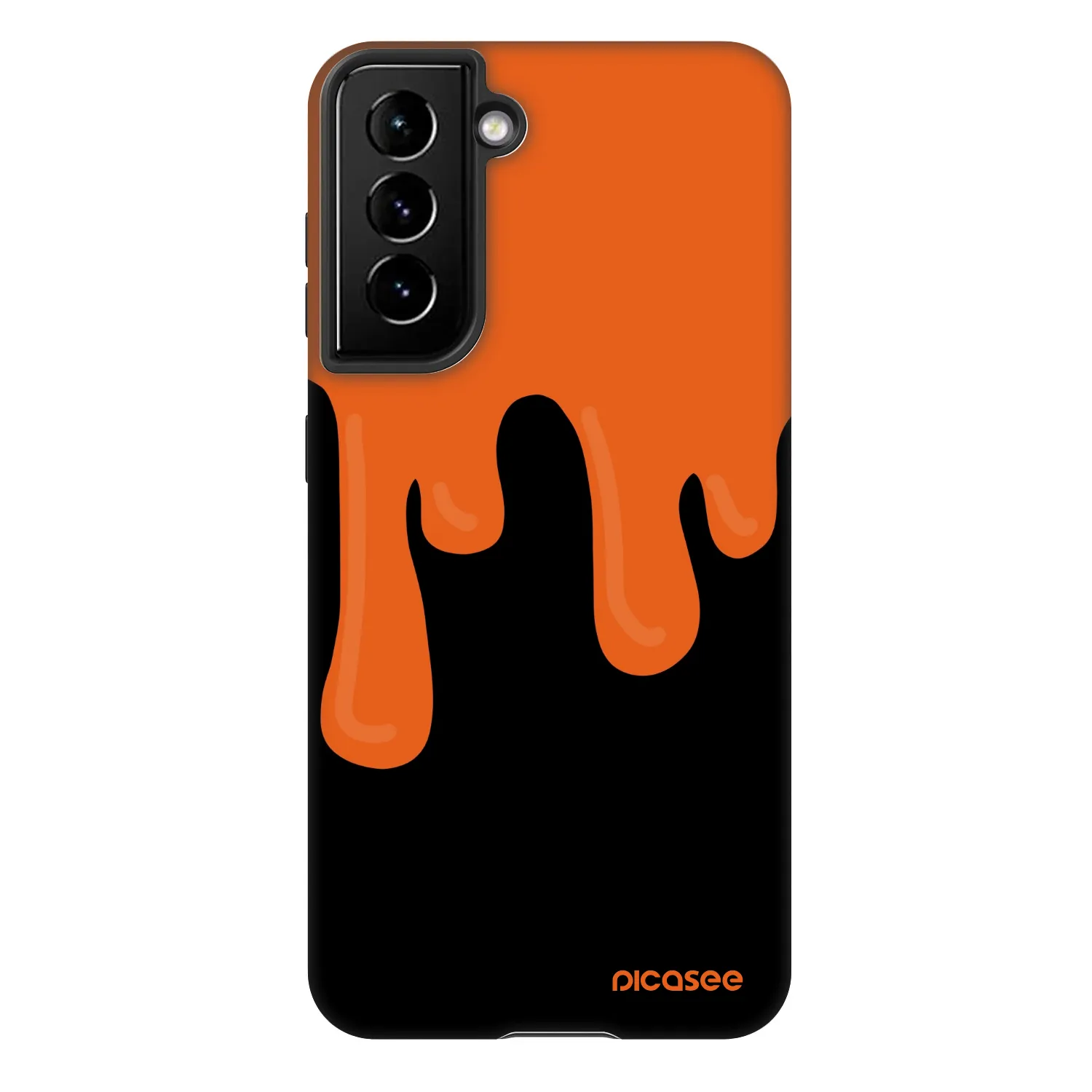 Picasee Fashion Case pro Samsung Galaxy S22 5G - Orange spooky