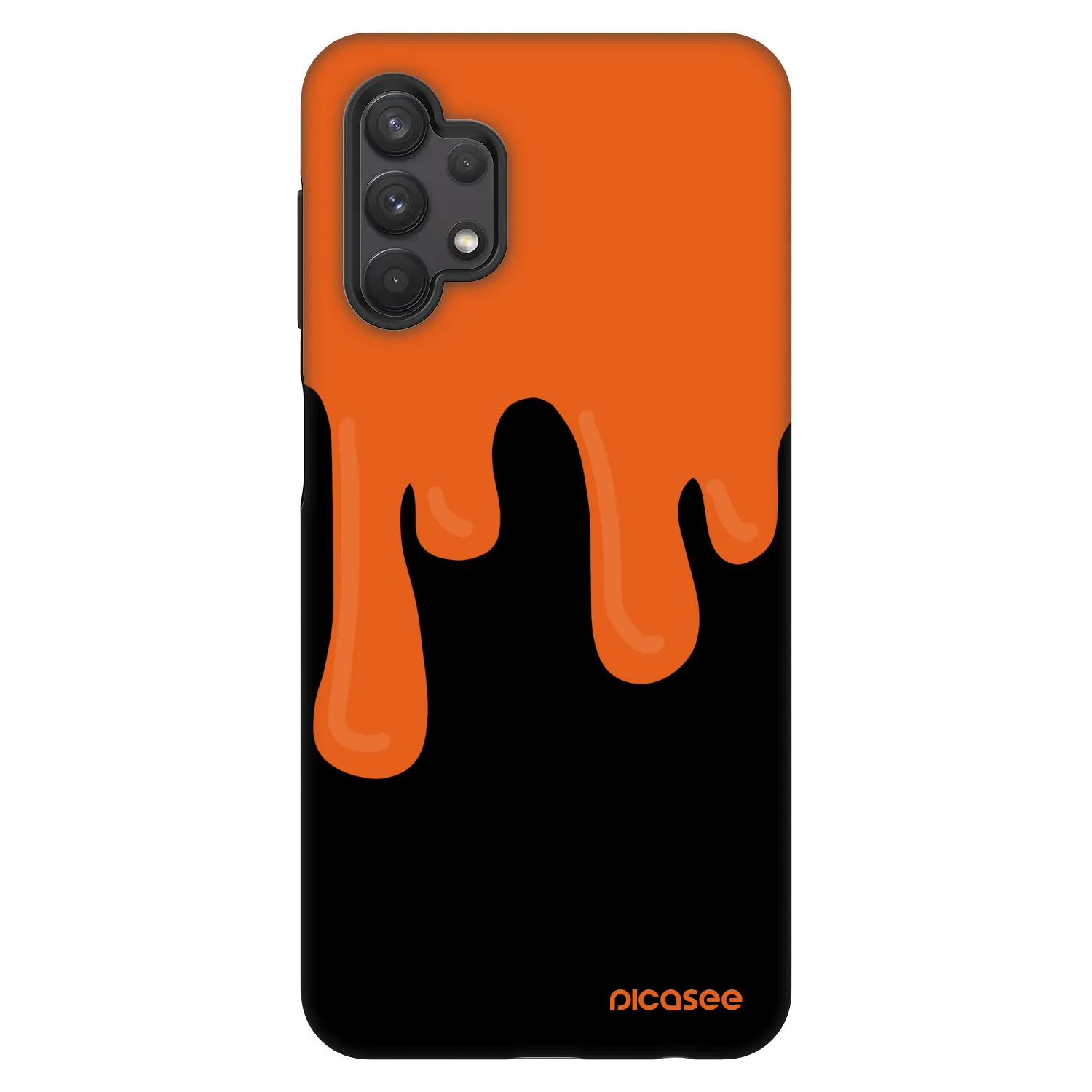 Picasee Fashion Case pro Samsung Galaxy A32 5G A326B - Orange spooky