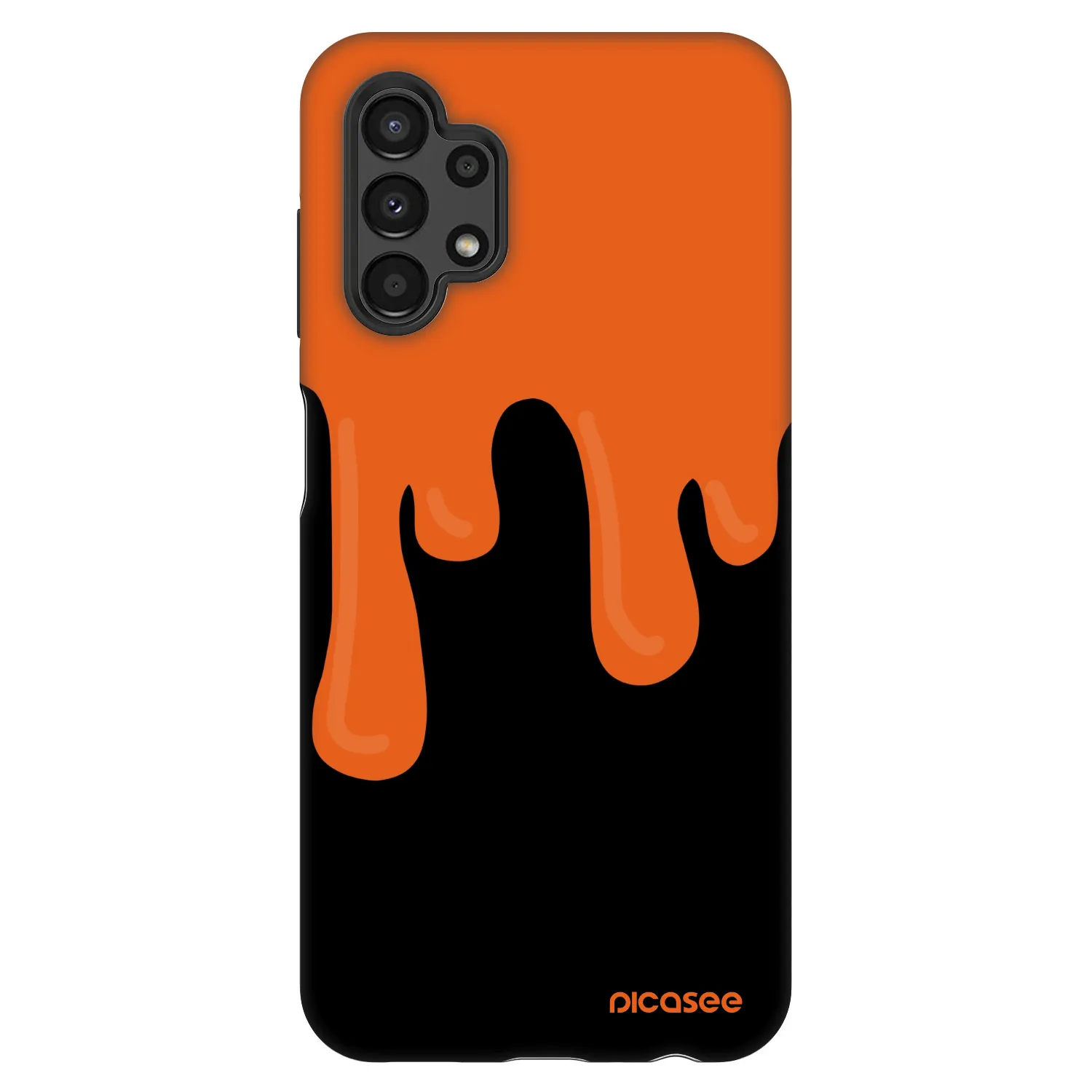 Picasee Fashion Case pro Samsung Galaxy A13 4G A135 - Orange spooky