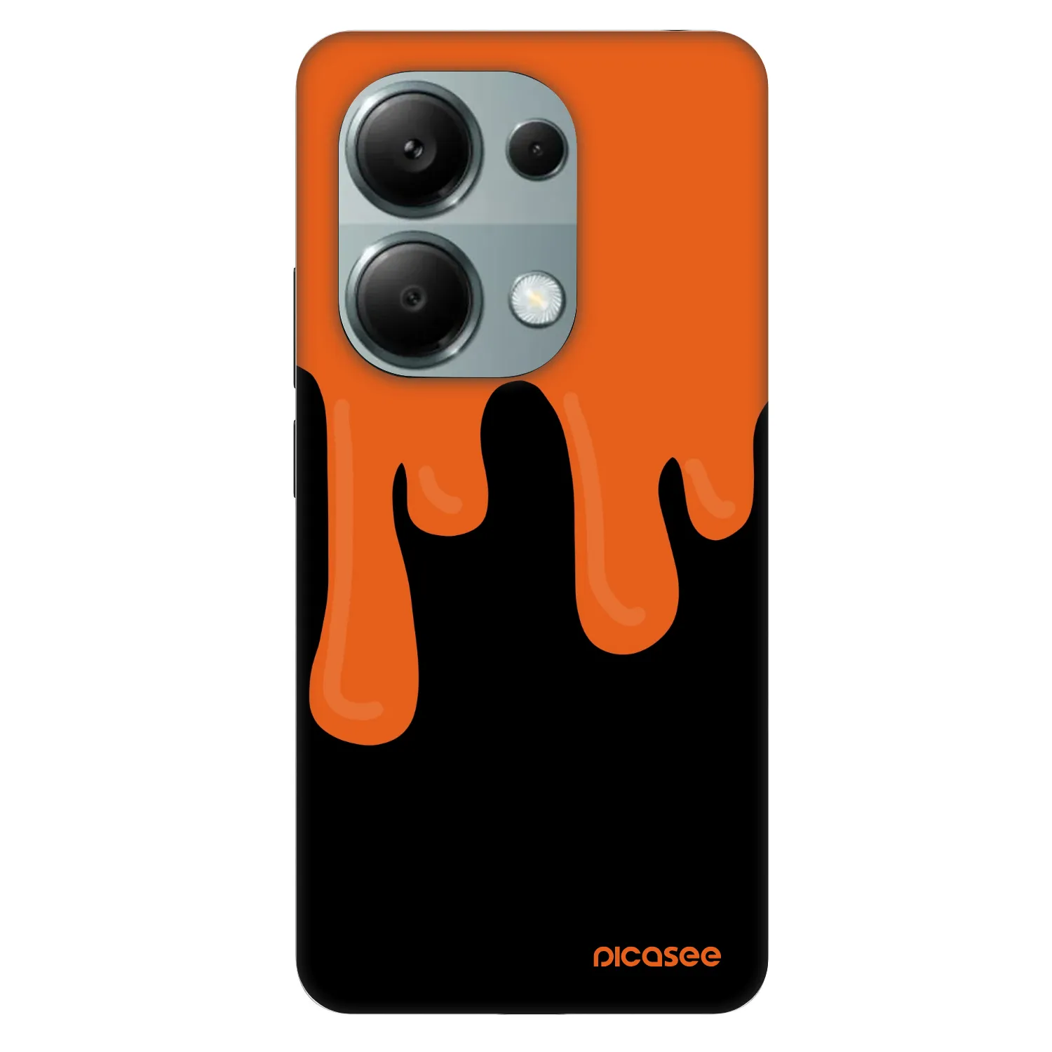 Picasee Fashion Case pro Xiaomi Redmi Note 13 Pro 4G - Orange spooky
