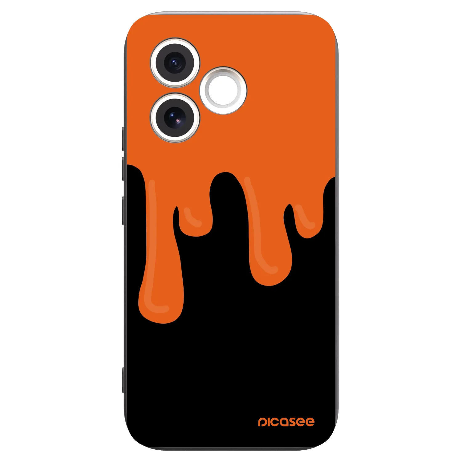 Picasee silikonový černý obal pro Honor 600 Lite - Orange spooky