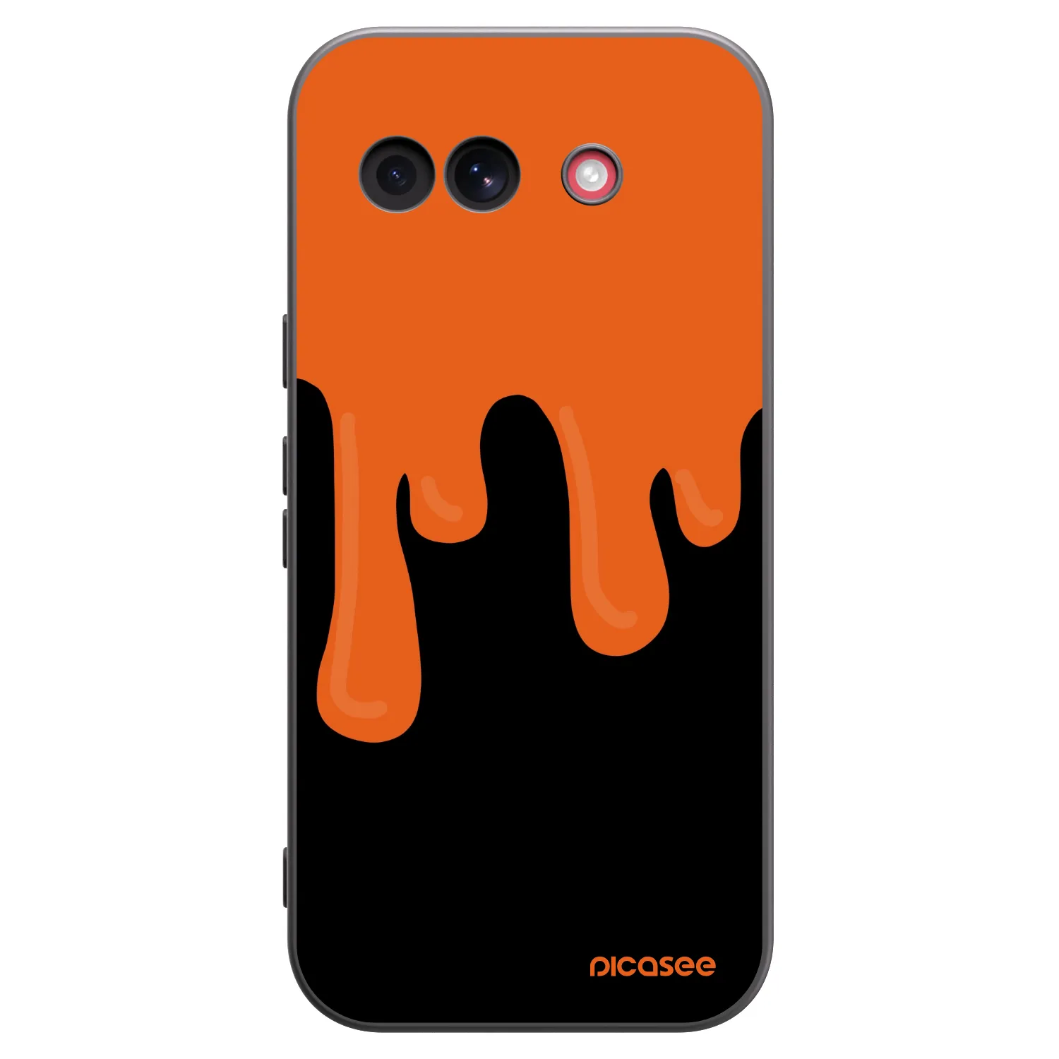 Picasee silikonový černý obal pro Google Pixel 10a - Orange spooky