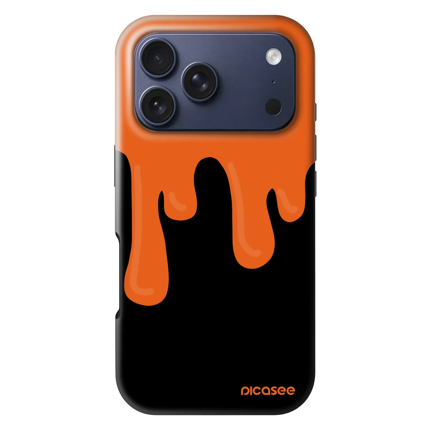 Picasee Fashion Case MagSafe Apple iPhone 18 Pro - Orange spooky