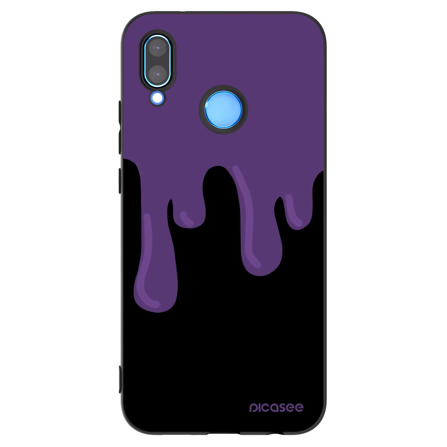Picasee silikonový černý obal pro Huawei P20 Lite - Purple spooky