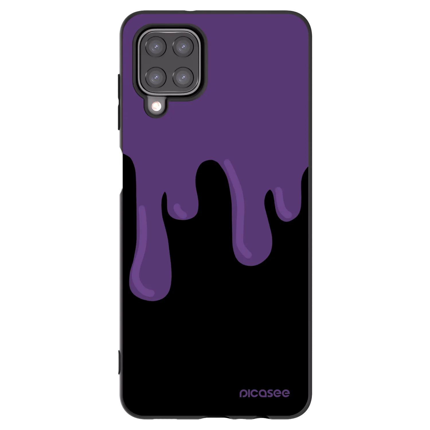Picasee silikonový černý obal pro Samsung Galaxy M12 M127F - Purple spooky