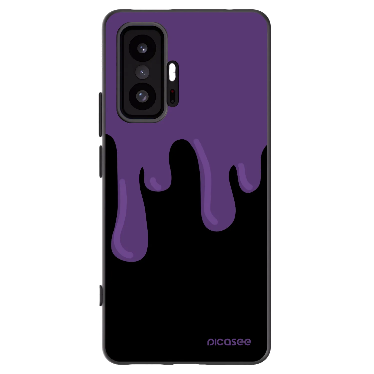 Picasee silikonový černý obal pro Xiaomi 11T Pro - Purple spooky