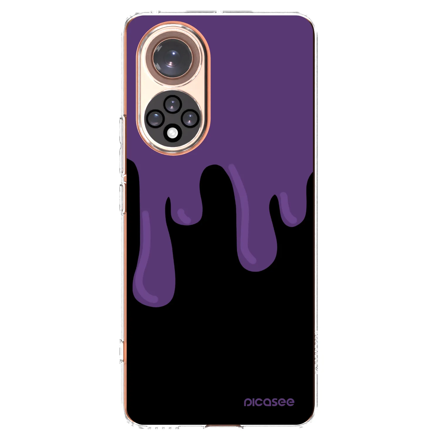 Picasee silikonový průhledný obal pro Huawei Nova 9 - Purple spooky