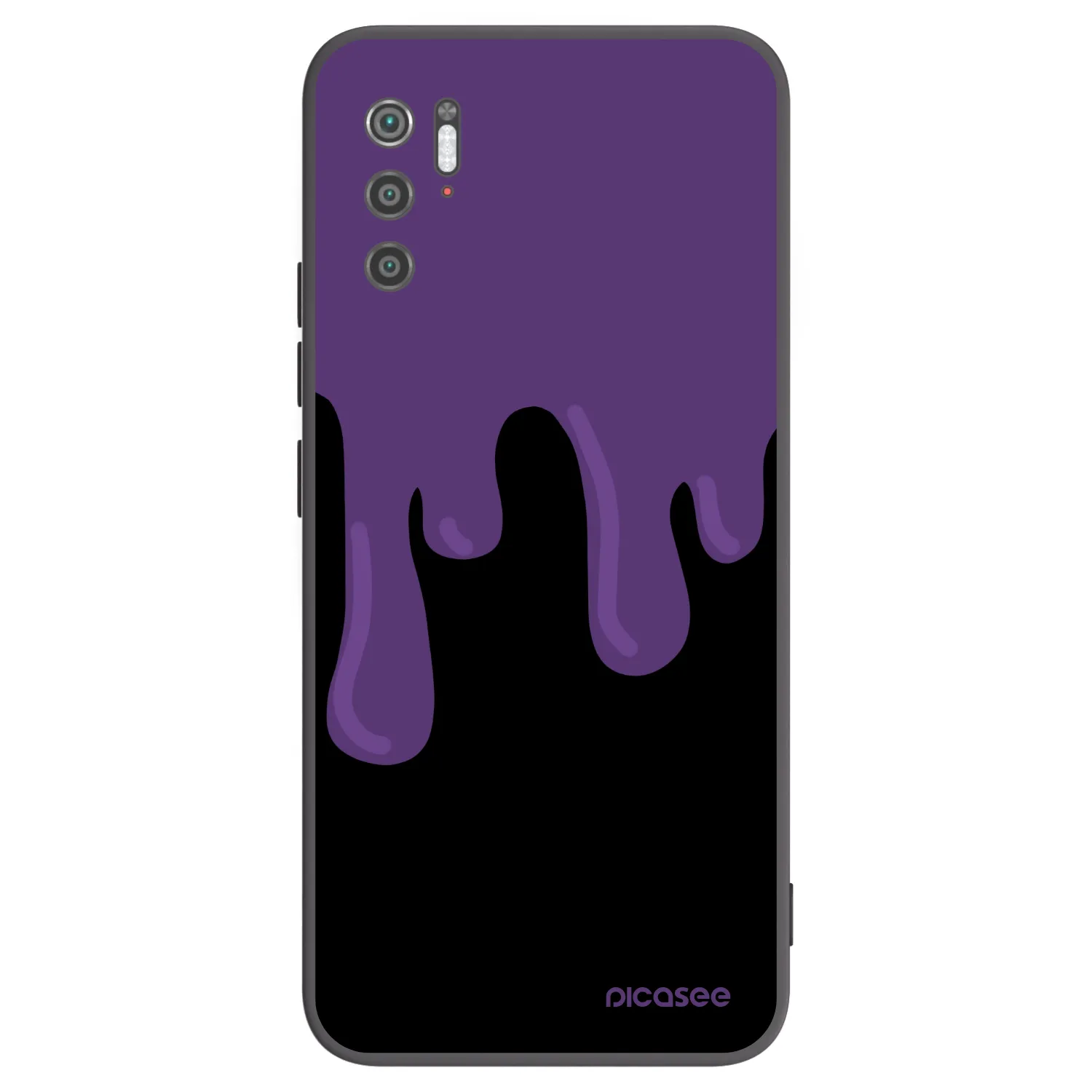 Picasee silikonový černý obal pro Xiaomi Poco M3 Pro 5G - Purple spooky