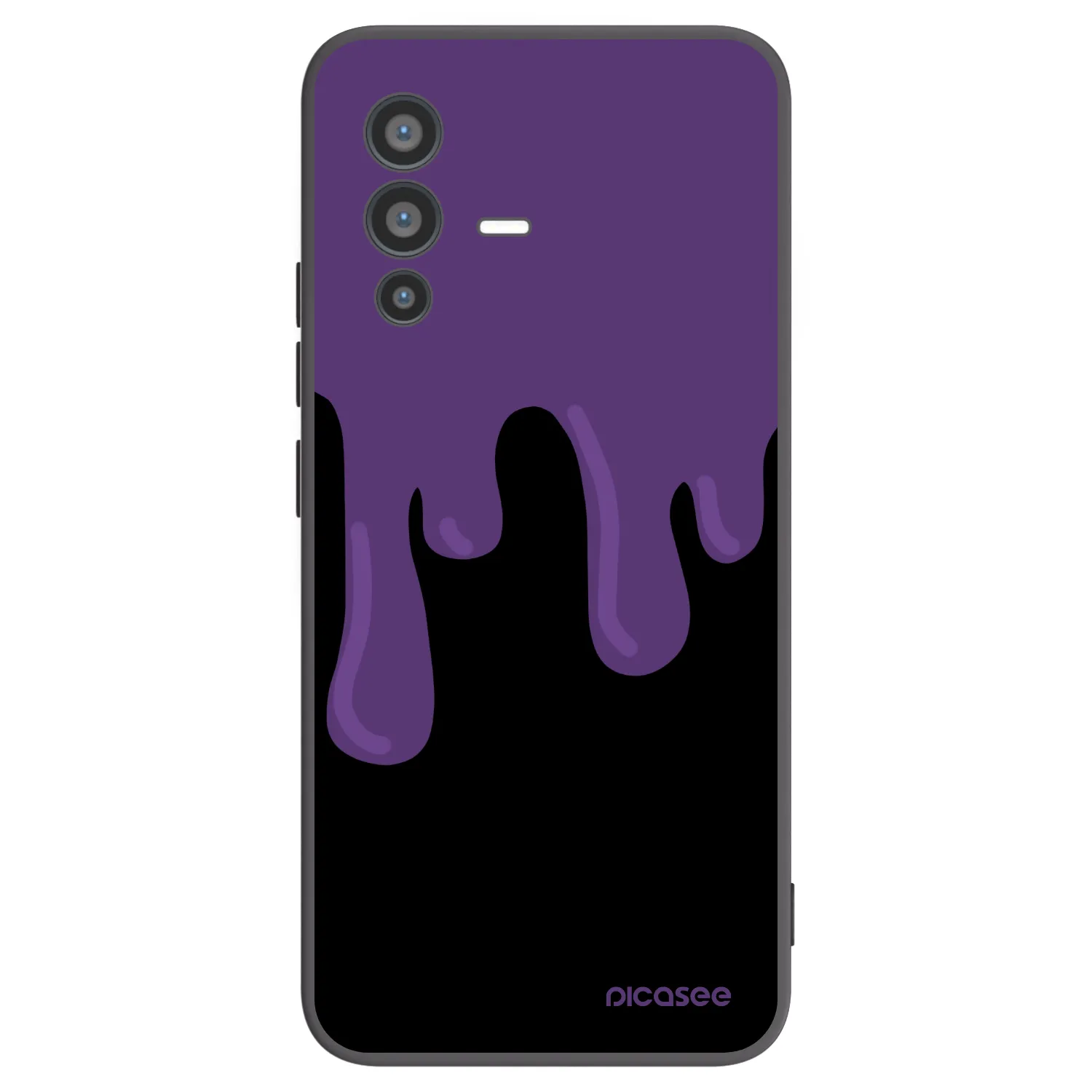 Picasee silikonový černý obal pro Vivo V23 5G - Purple spooky