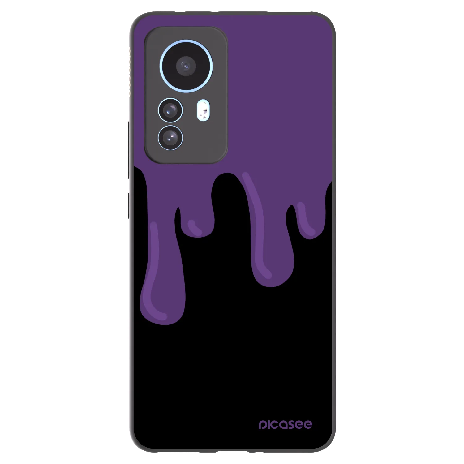 Picasee silikonový černý obal pro Xiaomi 12T - Purple spooky