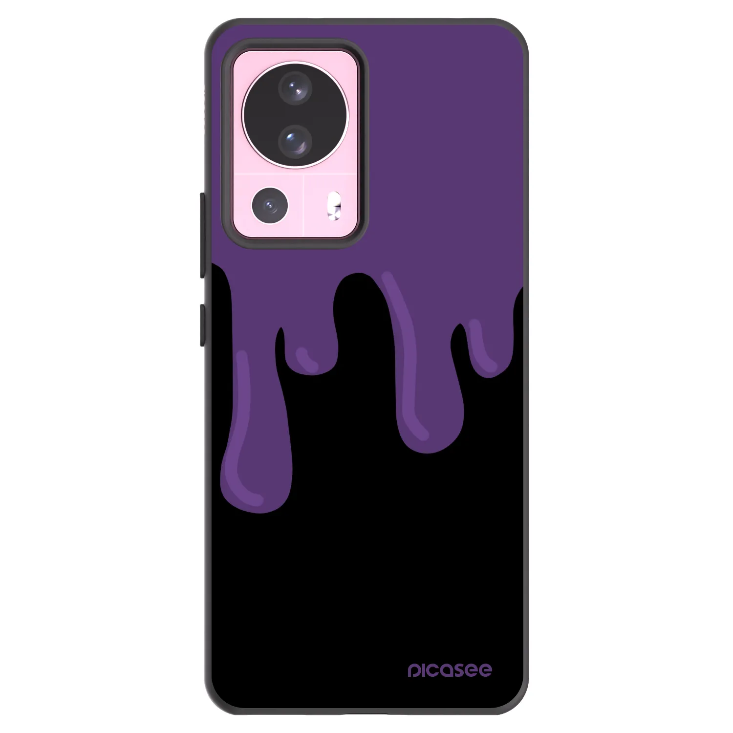 Picasee silikonový černý obal pro Xiaomi 13 Lite - Purple spooky