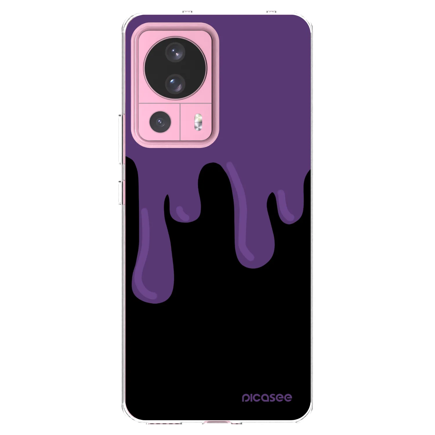 Picasee silikonový průhledný obal pro Xiaomi 13 Lite - Purple spooky