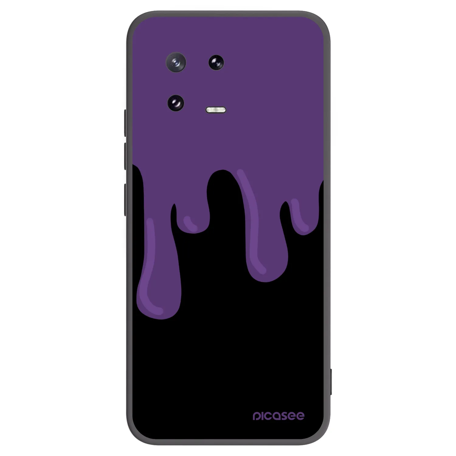Picasee silikonový černý obal pro Xiaomi 13 Pro - Purple spooky