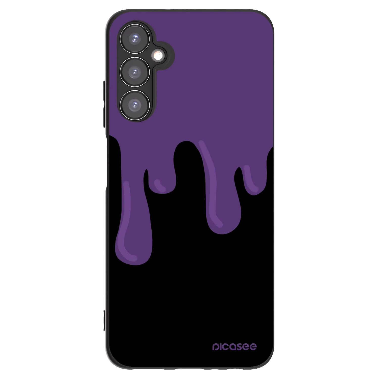 Picasee silikonový černý obal pro Samsung Galaxy A05s A057G - Purple spooky