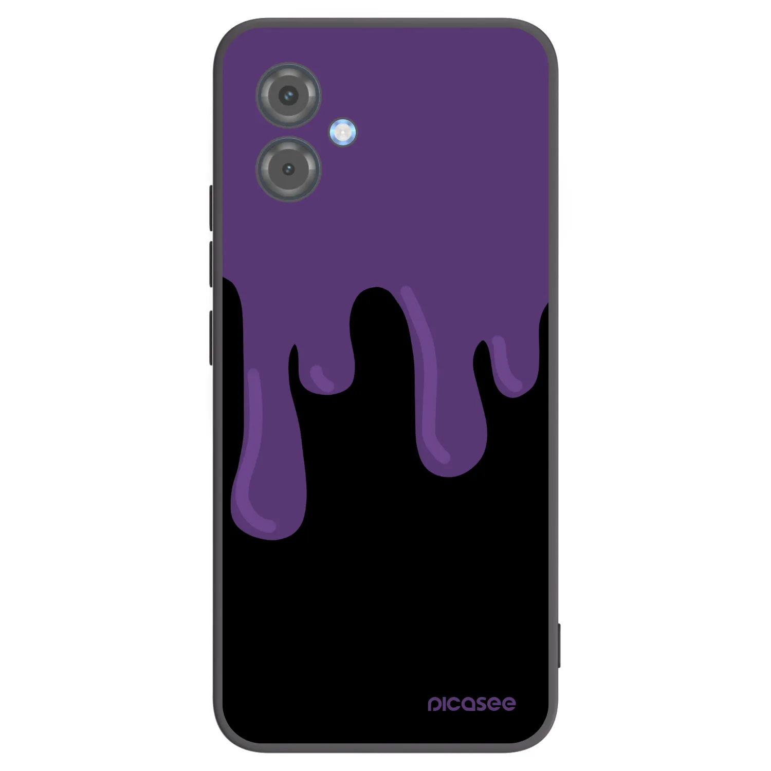 Picasee silikonový černý obal pro Motorola Moto G14 - Purple spooky