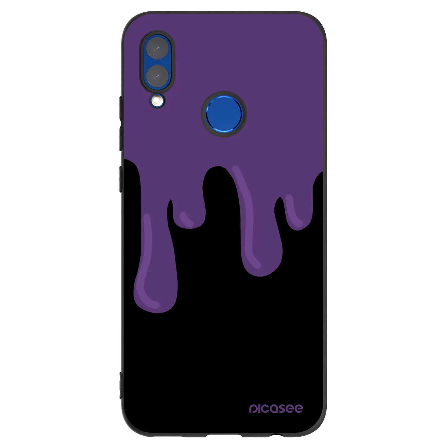 Picasee silikonový černý obal pro Huawei P Smart 2019 - Purple spooky