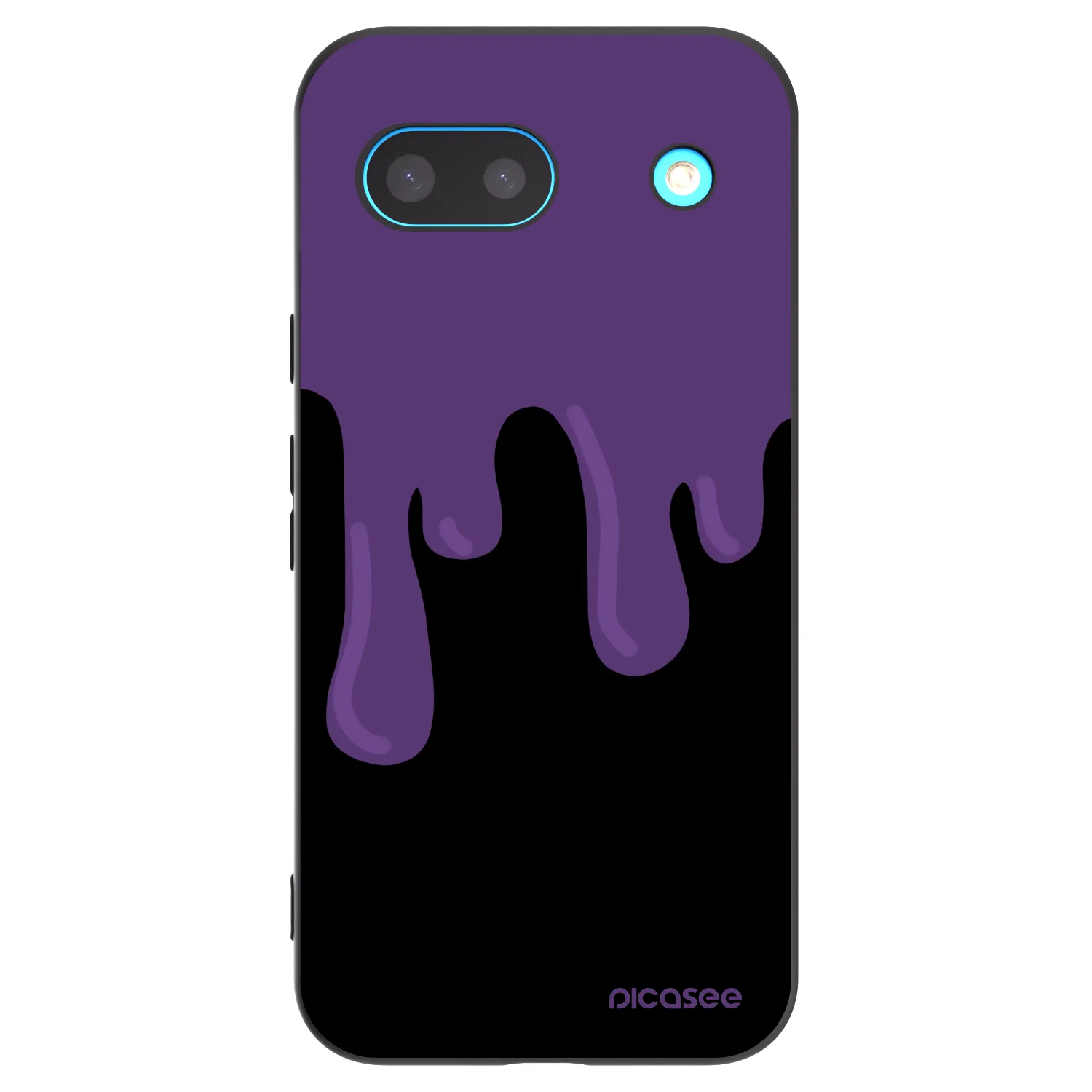 Picasee silikonový černý obal pro Google Pixel 8 - Purple spooky