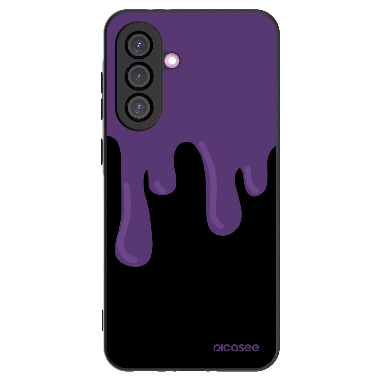 Picasee silikonový černý obal pro Samsung Galaxy A36 5G - Purple spooky