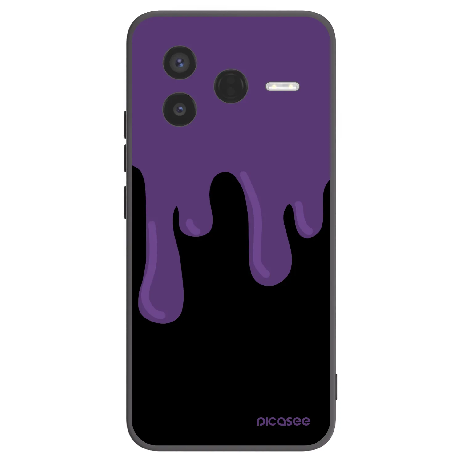 Picasee silikonový černý obal pro Xiaomi Poco F7 Pro 5G - Purple spooky