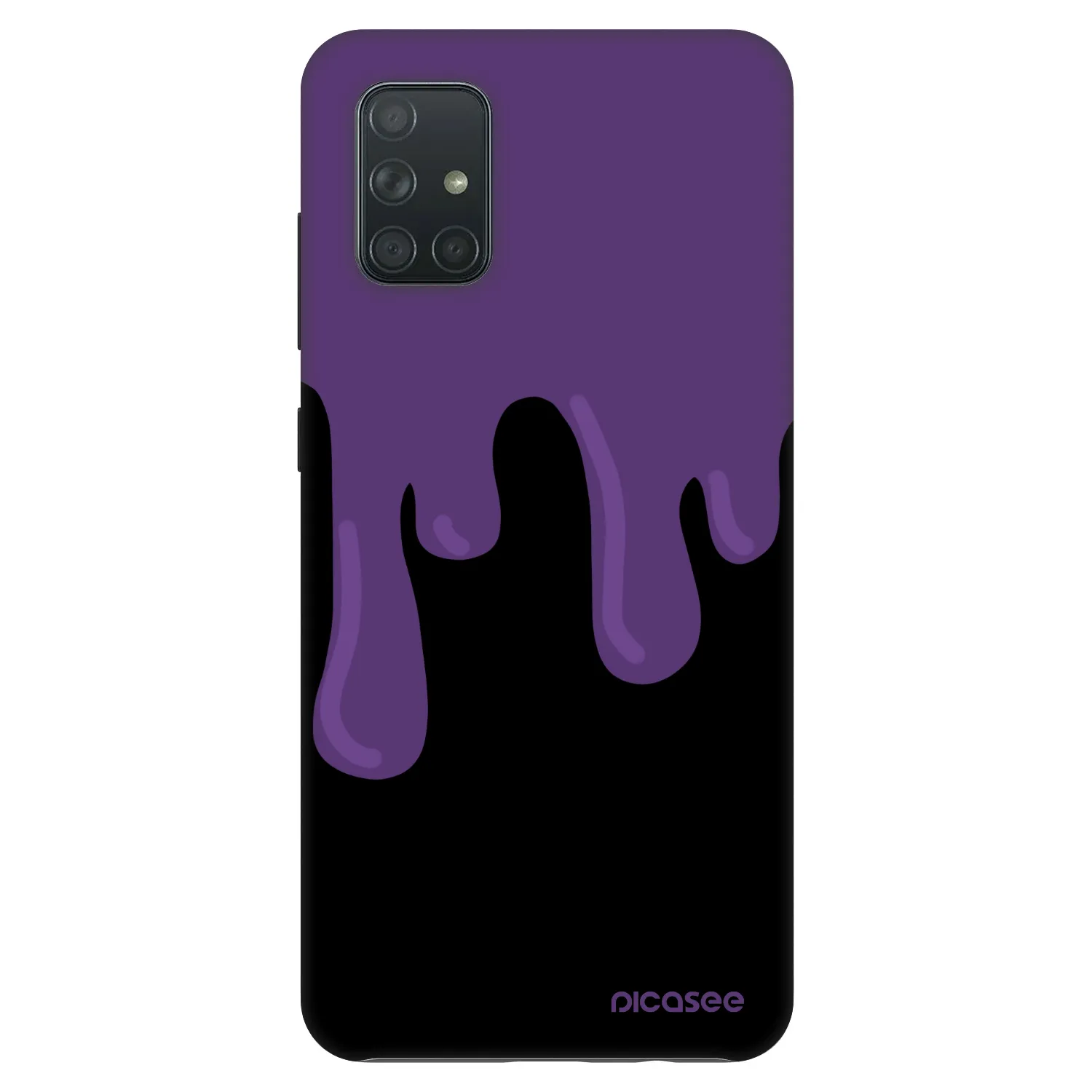 Picasee Fashion Case pro Samsung Galaxy A71 A715F - Purple spooky