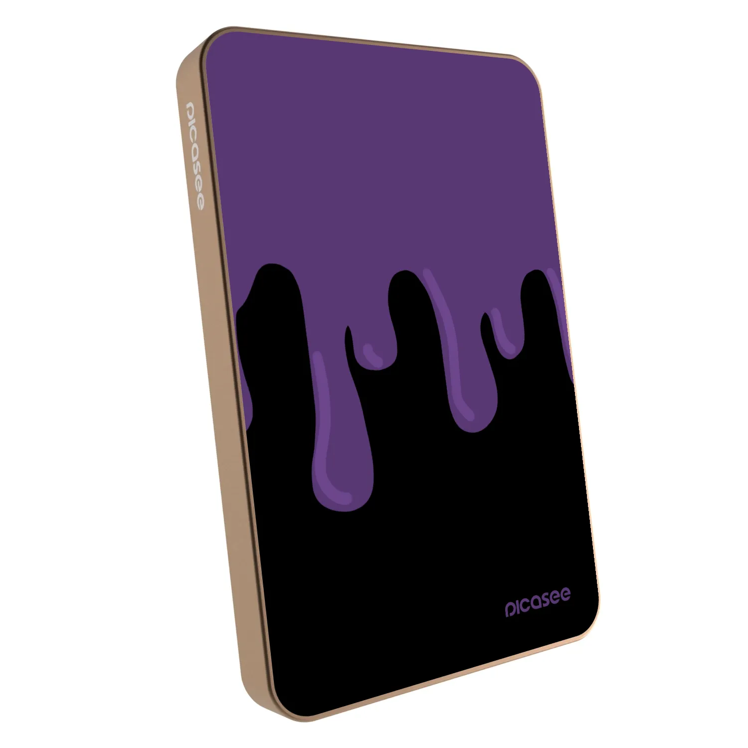 Picasee Powerbanka s MagSafe 5 000 mAh Zlatá - Purple spooky