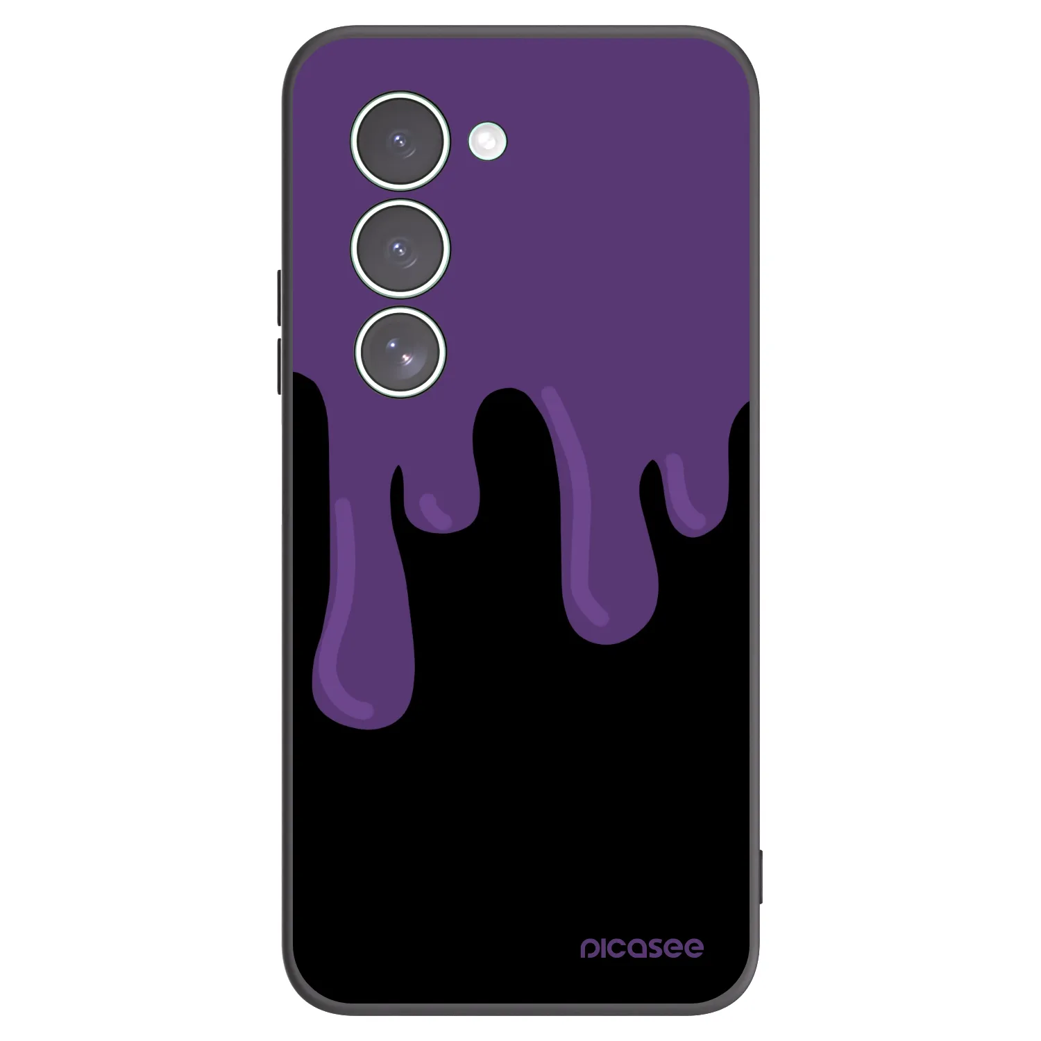 Picasee silikonový černý obal pro Xiaomi Redmi 15 5G - Purple spooky