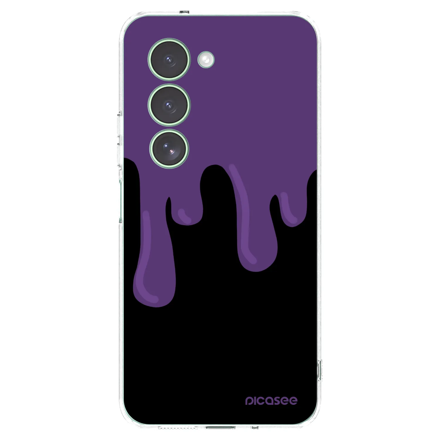 Picasee silikonový průhledný obal pro Xiaomi Redmi 15 5G - Purple spooky