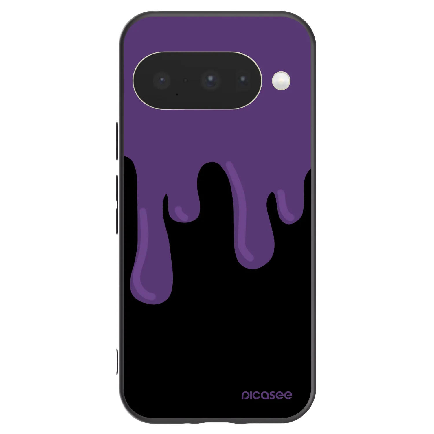 Picasee silikonový černý obal pro Google Pixel 10 - Purple spooky