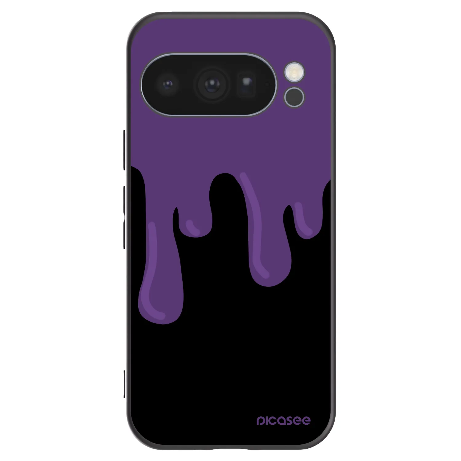 Picasee silikonový černý obal pro Google Pixel 10 Pro - Purple spooky