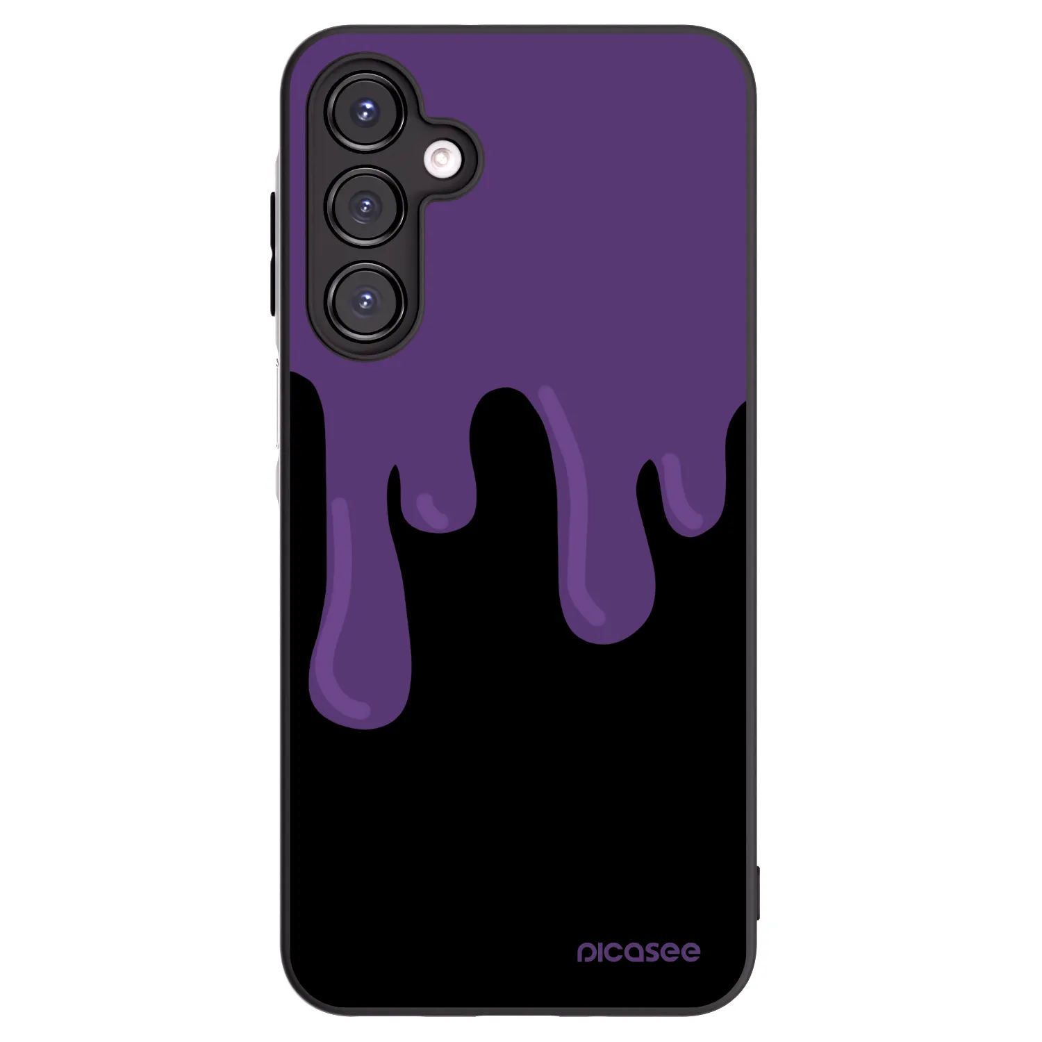 Picasee silikonový černý obal pro Samsung Galaxy A16 4G - Purple spooky