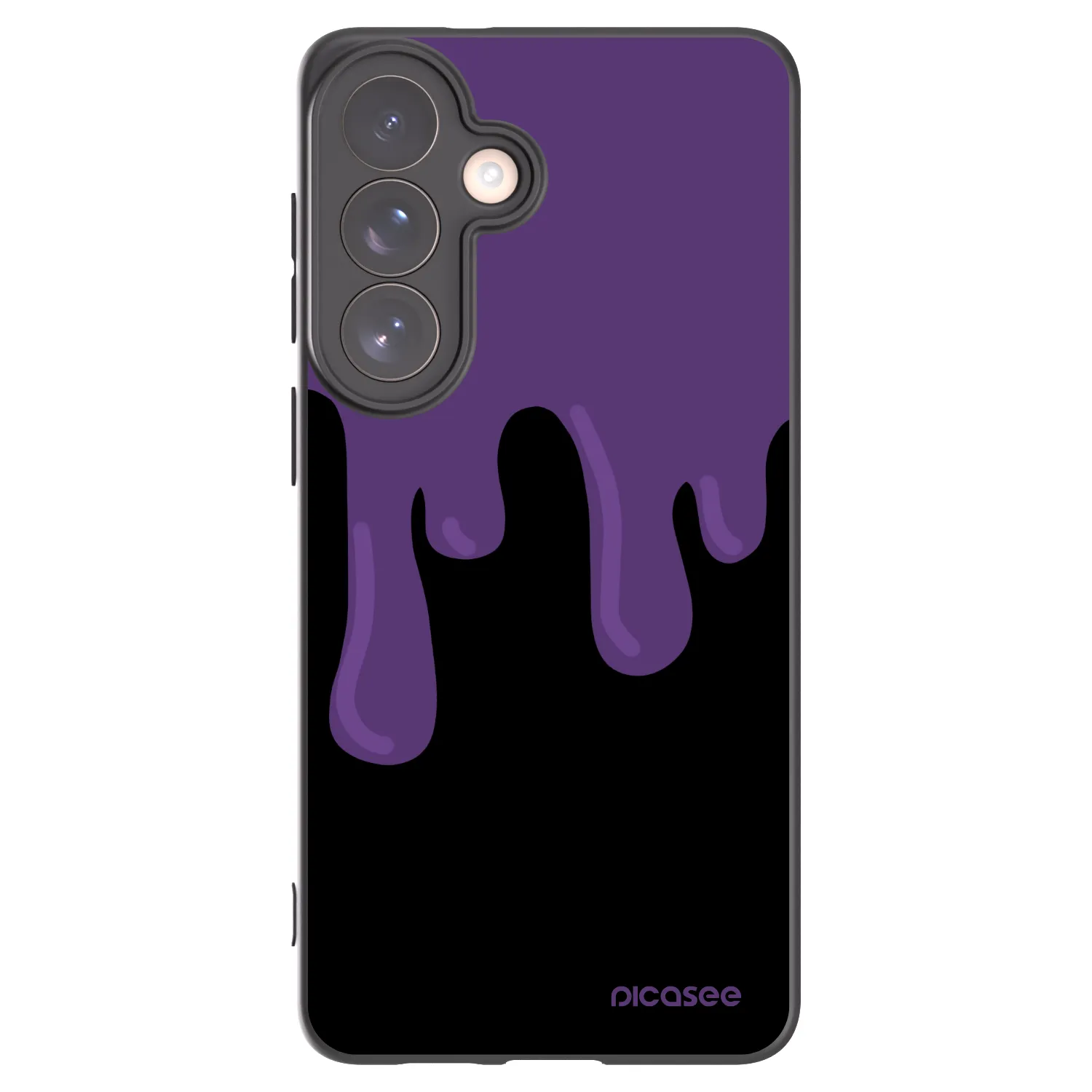 Picasee silikonový černý obal pro Samsung Galaxy S26+ - Purple spooky