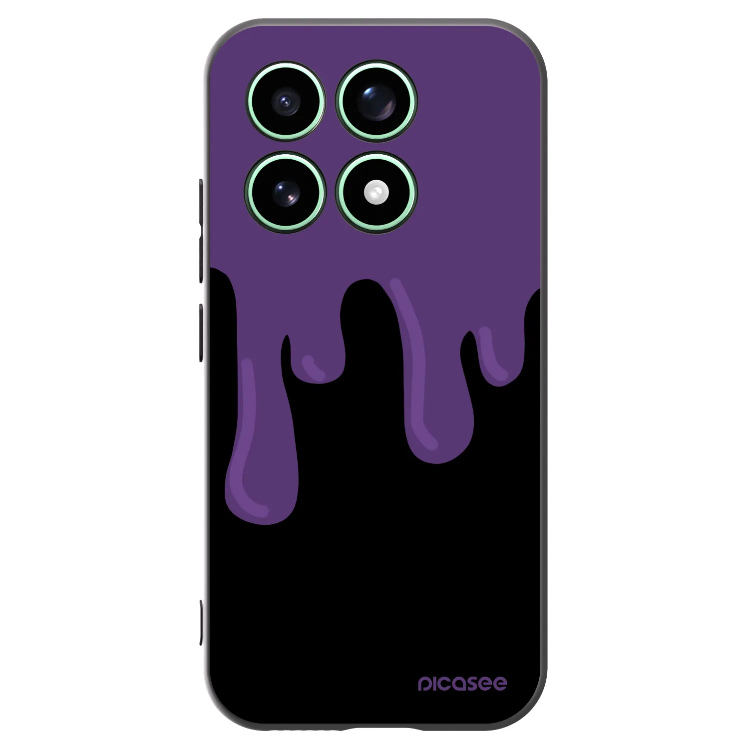 Picasee silikonový černý obal pro Xiaomi 17 - Purple spooky