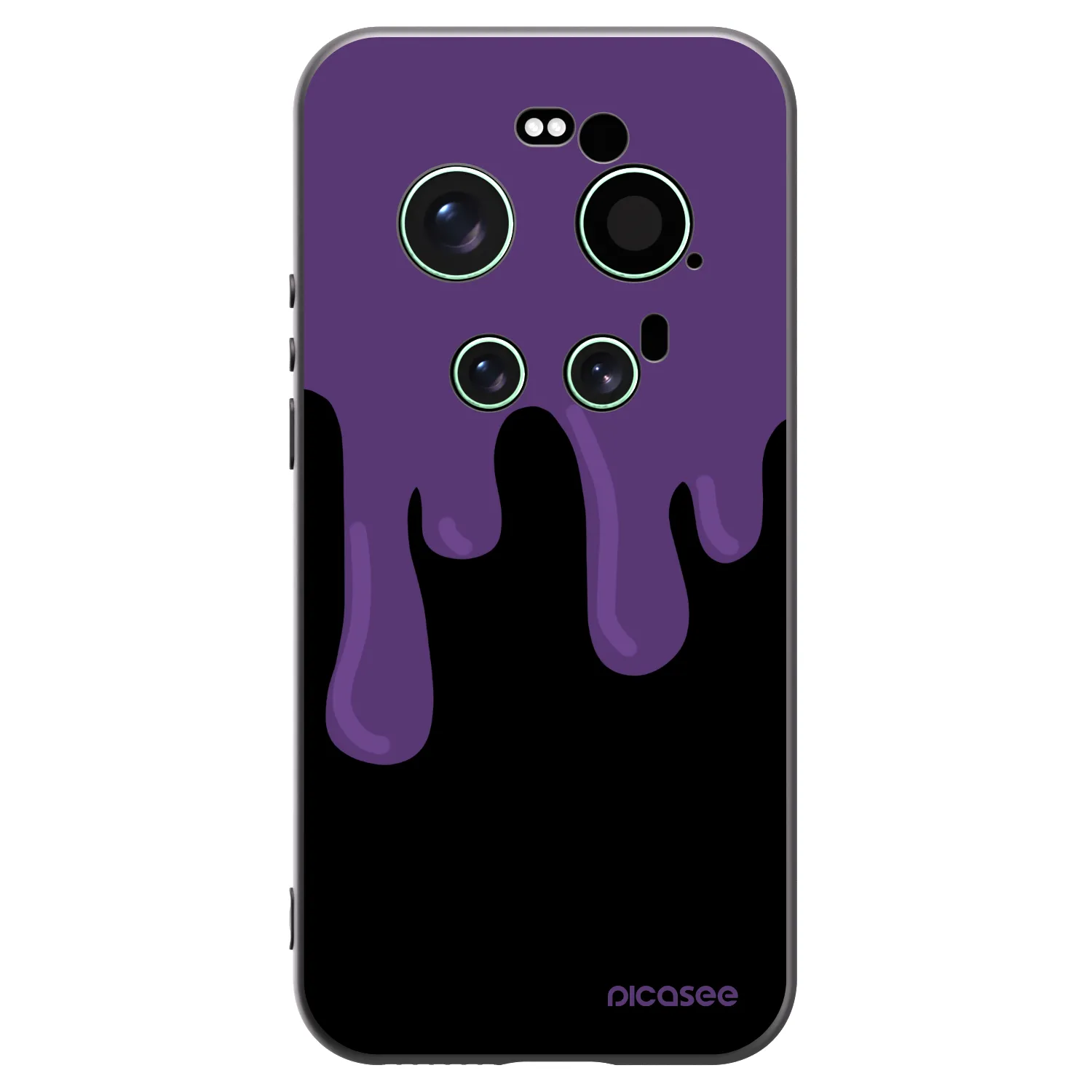 Picasee silikonový černý obal pro Xiaomi 17 Ultra - Purple spooky