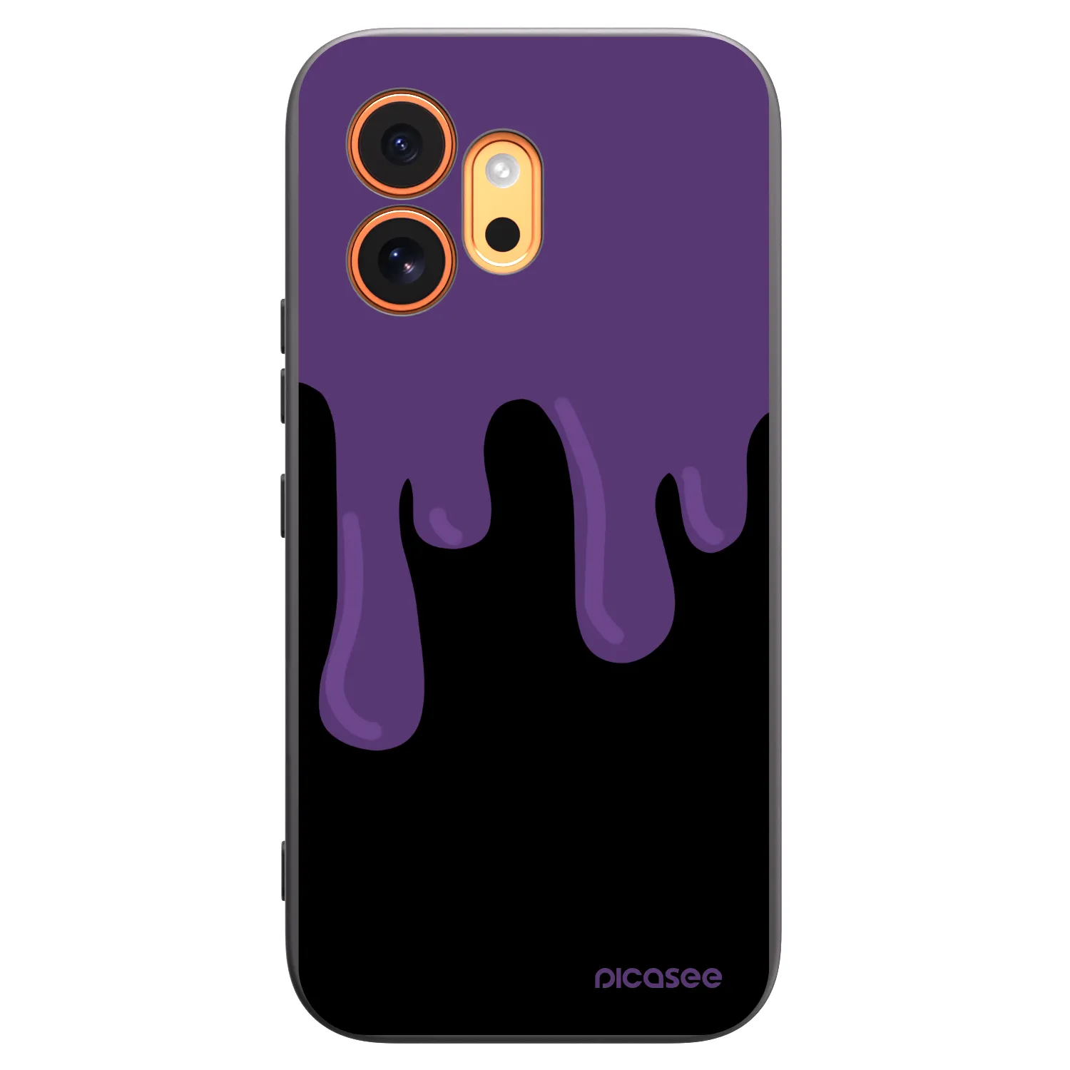 Picasee silikonový černý obal pro Honor 600 - Purple spooky