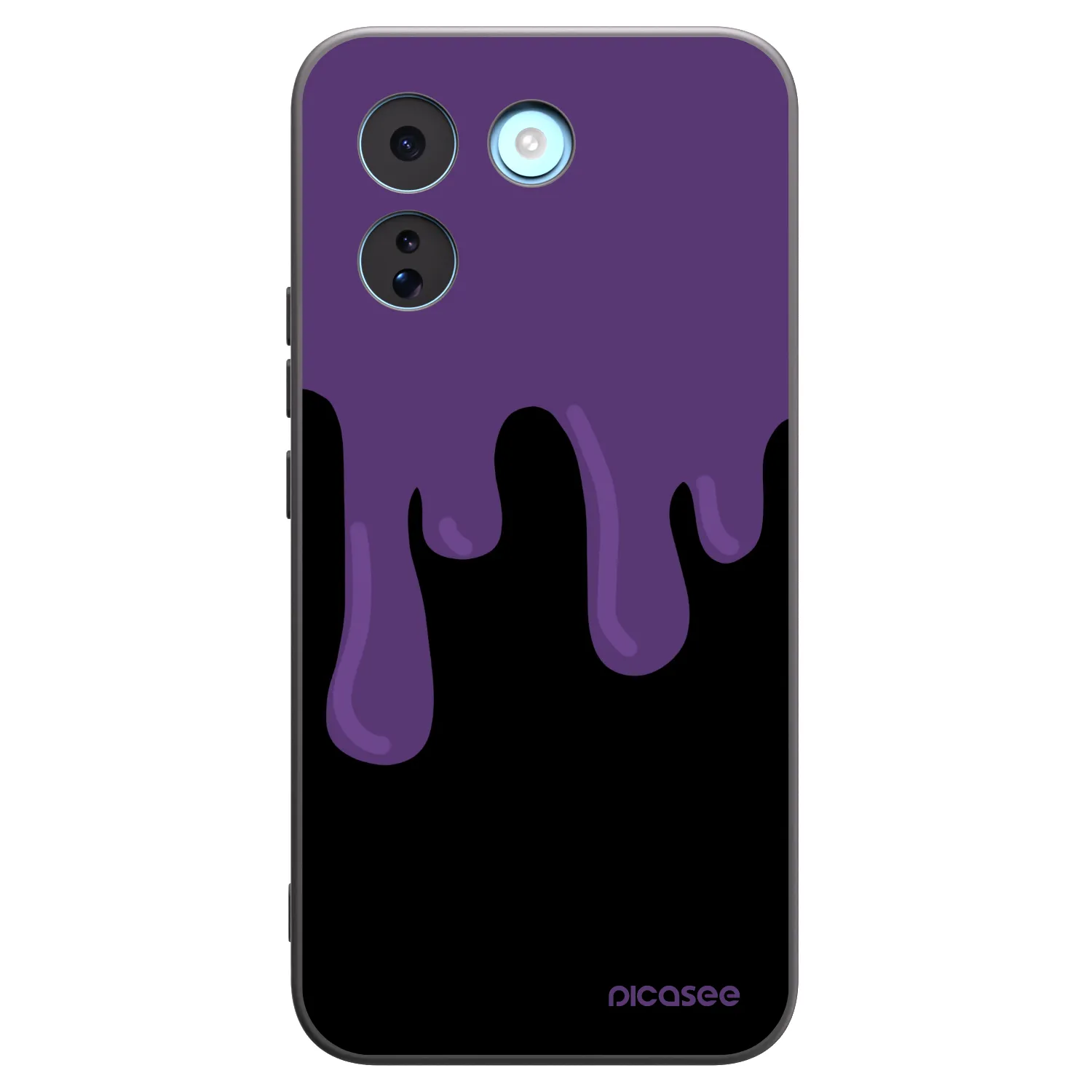 Picasee silikonový černý obal pro Xiaomi Redmi Note 17 Pro MAX 5G - Purple spooky