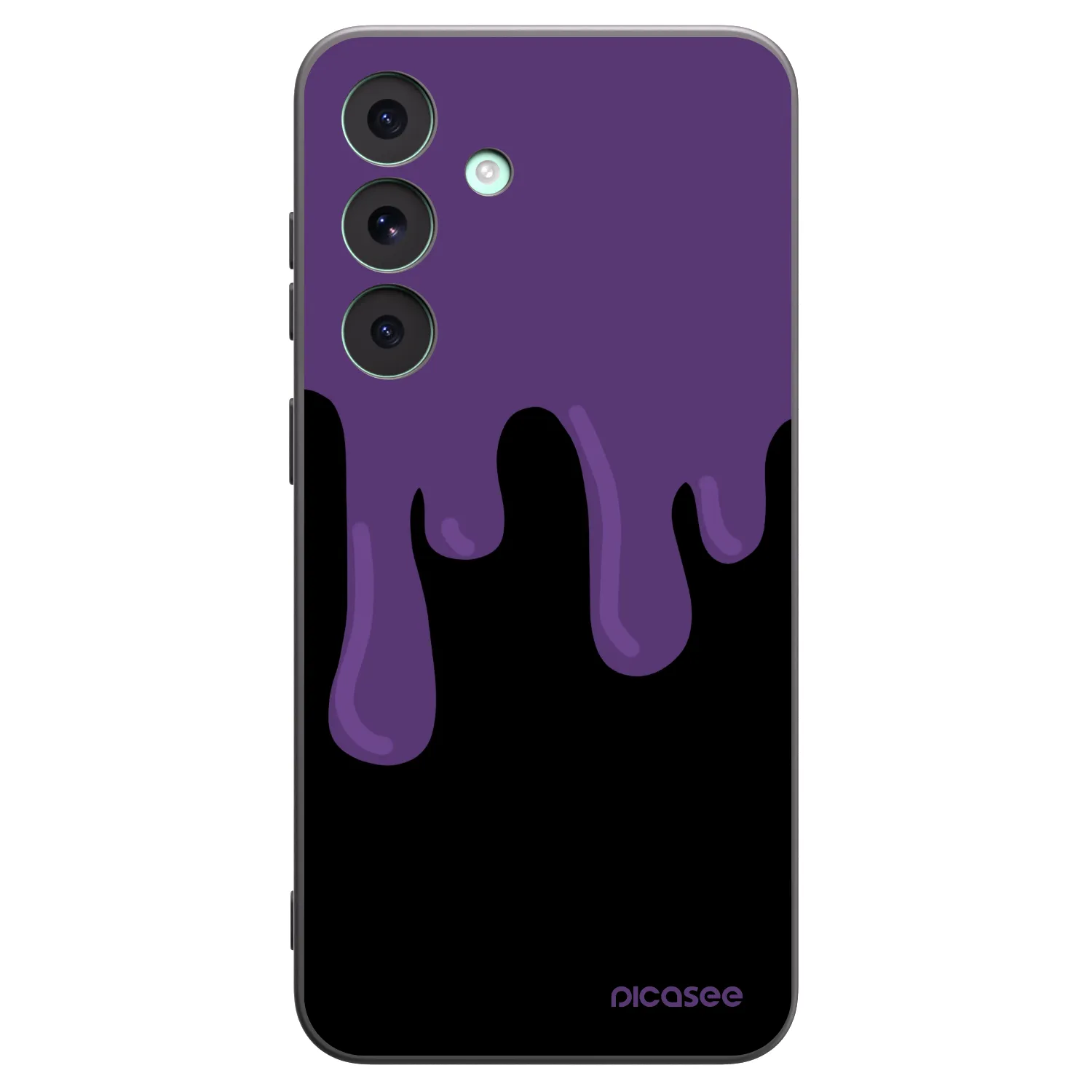 Picasee silikonový černý obal pro Samsung Galaxy S26 FE - Purple spooky