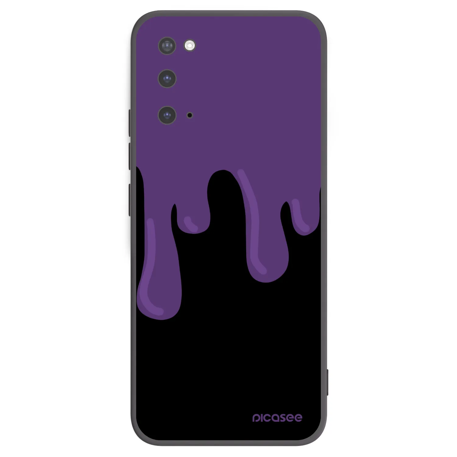 Picasee silikonový černý obal pro Samsung Galaxy S20 G980F - Purple spooky