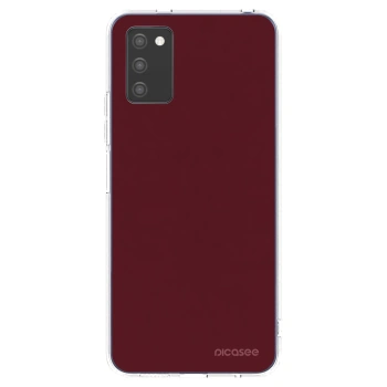 Obal pro Samsung Galaxy A02s A025G - Burgundy red